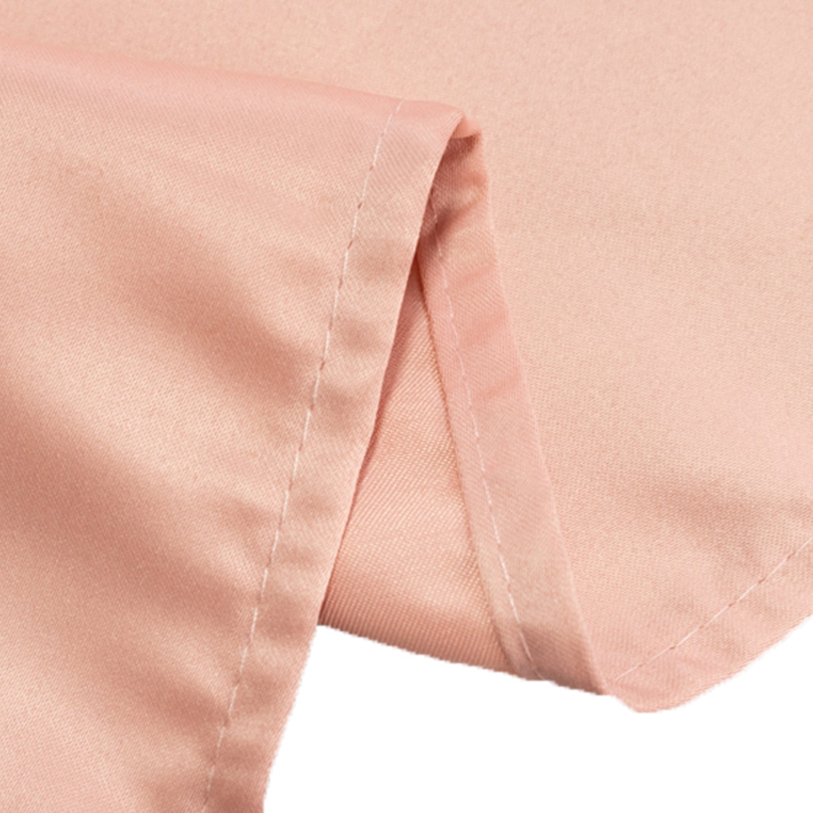 Lamour Satin Rectangle Tablecloth in Dusty Rose - Durable & Soft, Ideal for Events