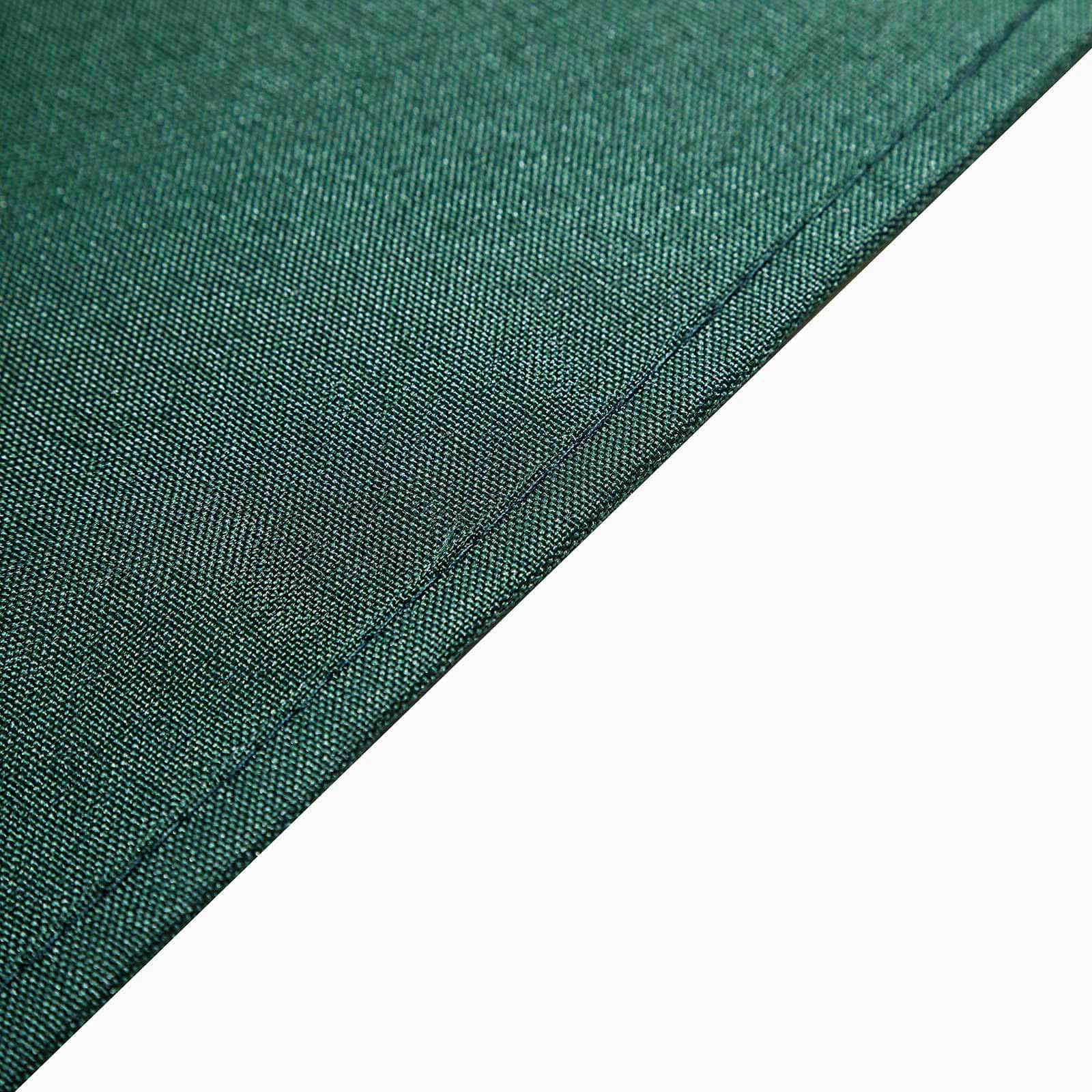 Hot Sale! 90x156 Rectangle Seamless Wrinkle-Resistant 100% Polyester Hunter Emerald Green Tablecloth