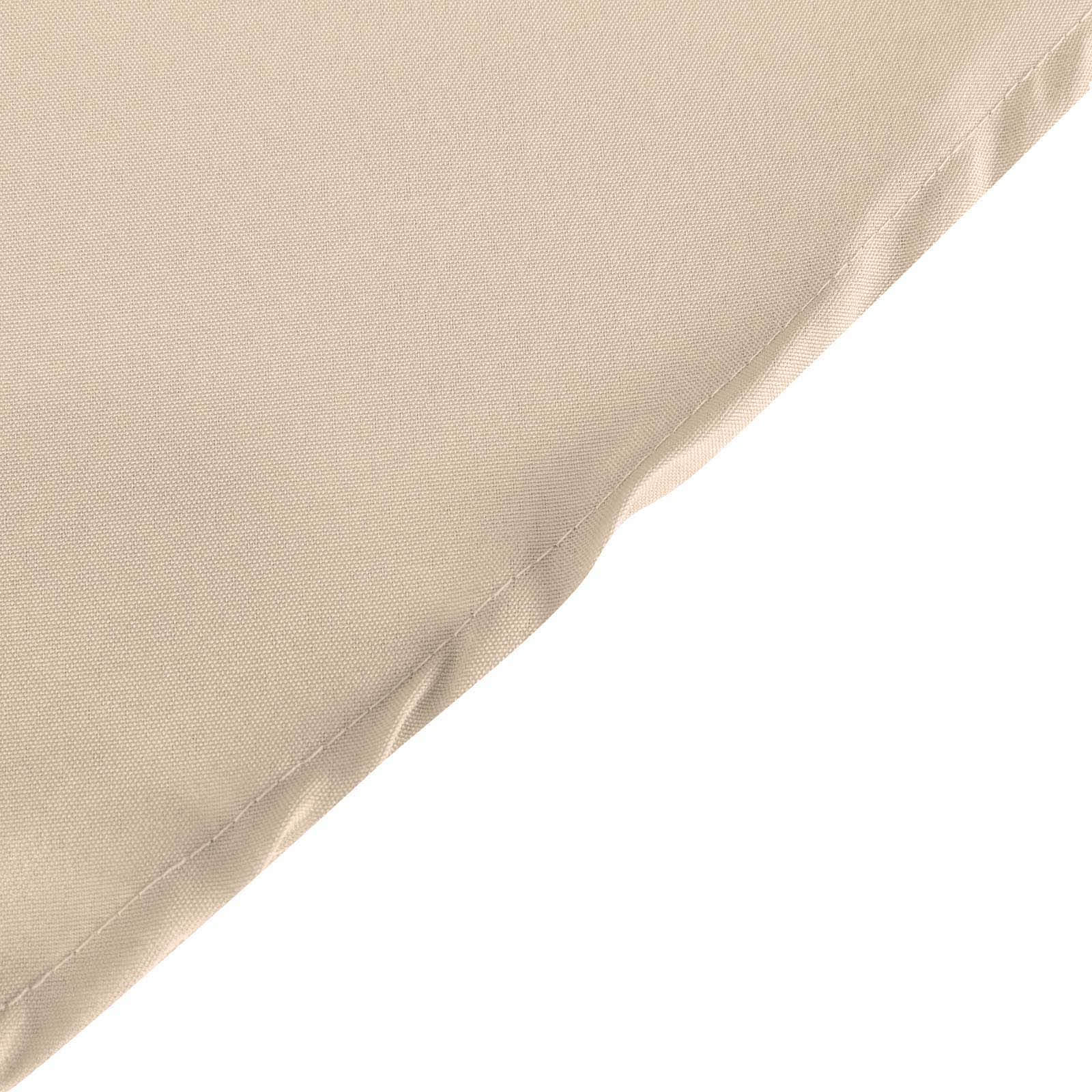 Stylish and Durable Nude Polyester 60x102 Rectangle Tablecloth - Perfect for Events