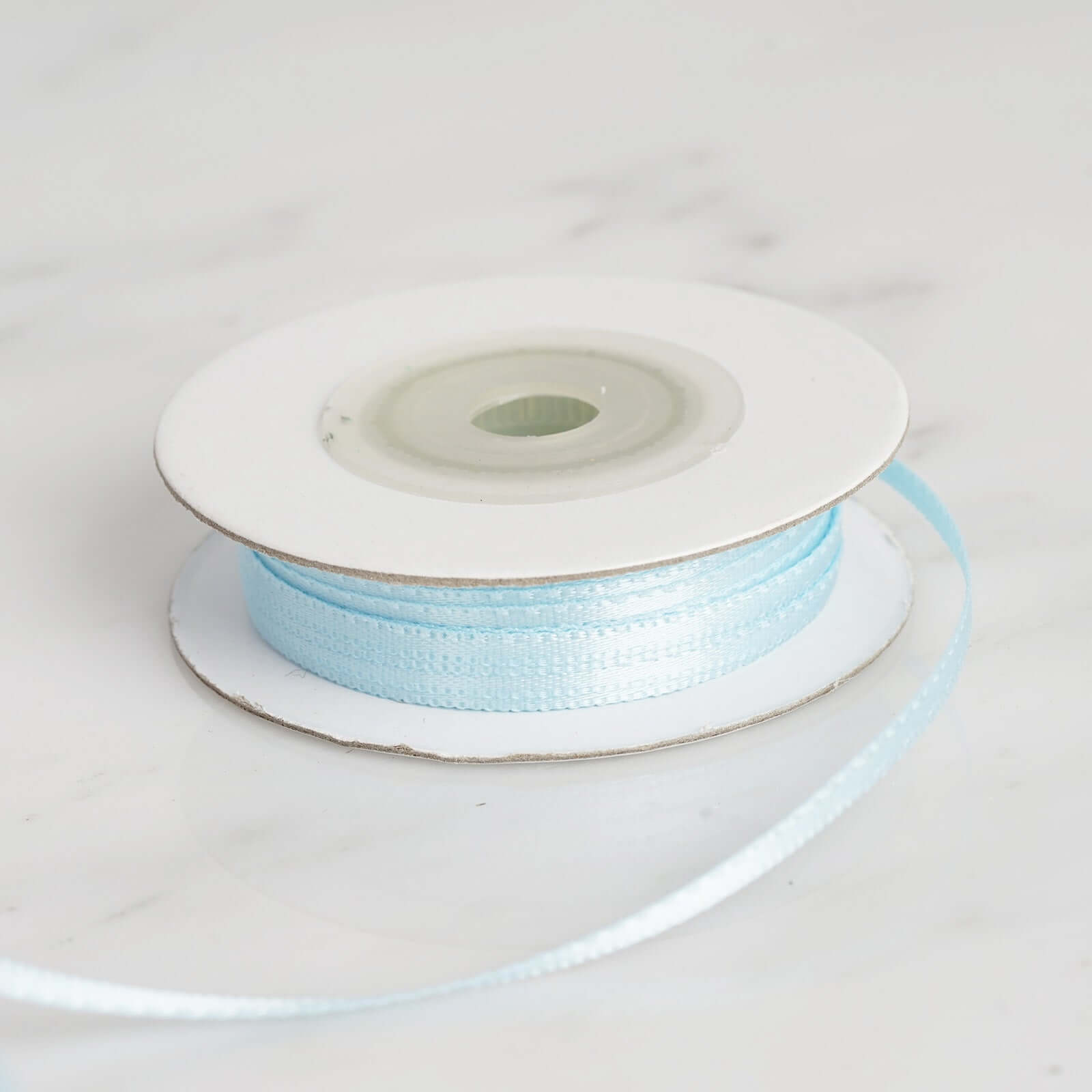 1/16' Wide Blue Single - Face Glossy Satin Decorative Ribbon, 100 Yards per Spool