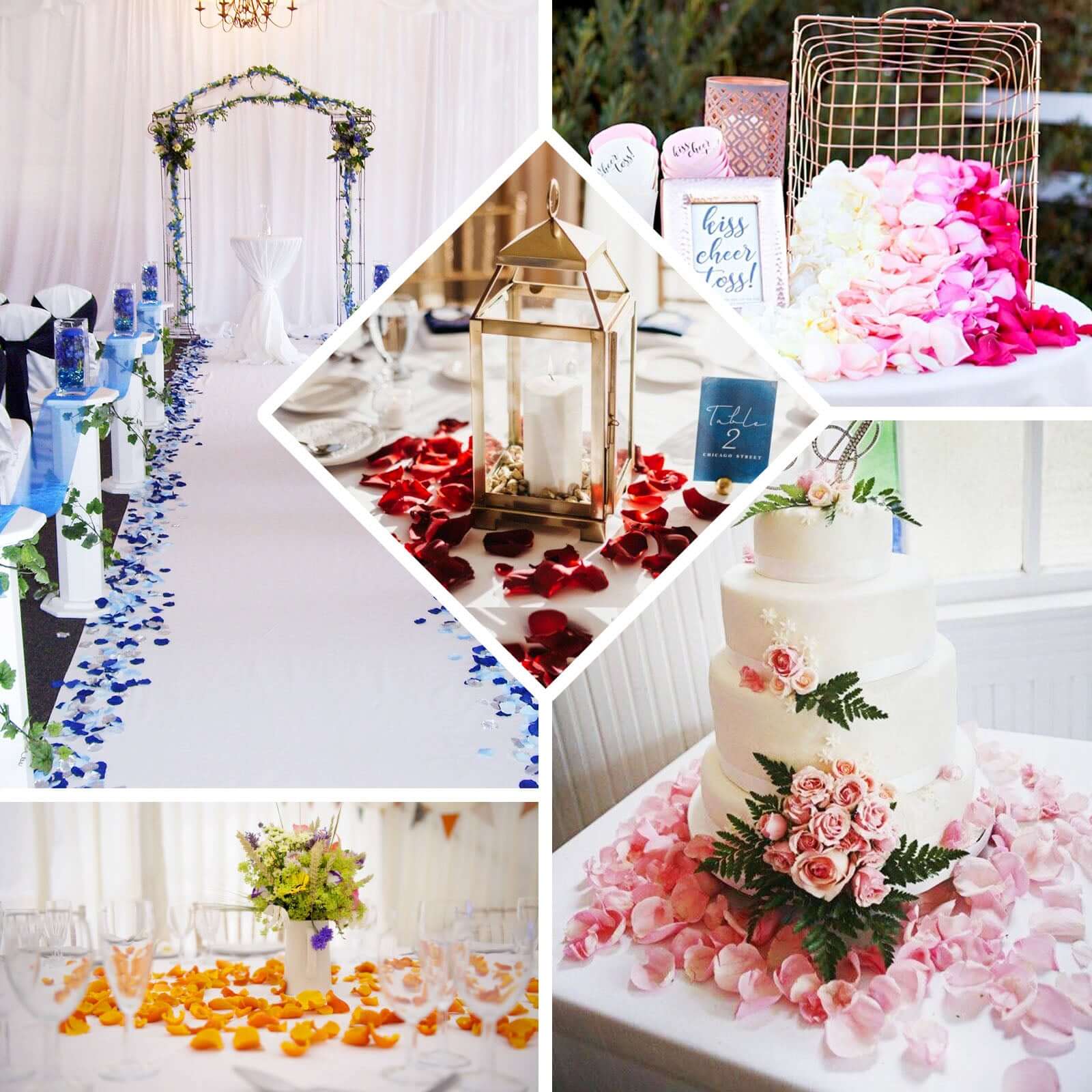 Hot Sale! 500-Piece Dusty Rose Silk Rose Petal Confetti for Table and Floor Decoration