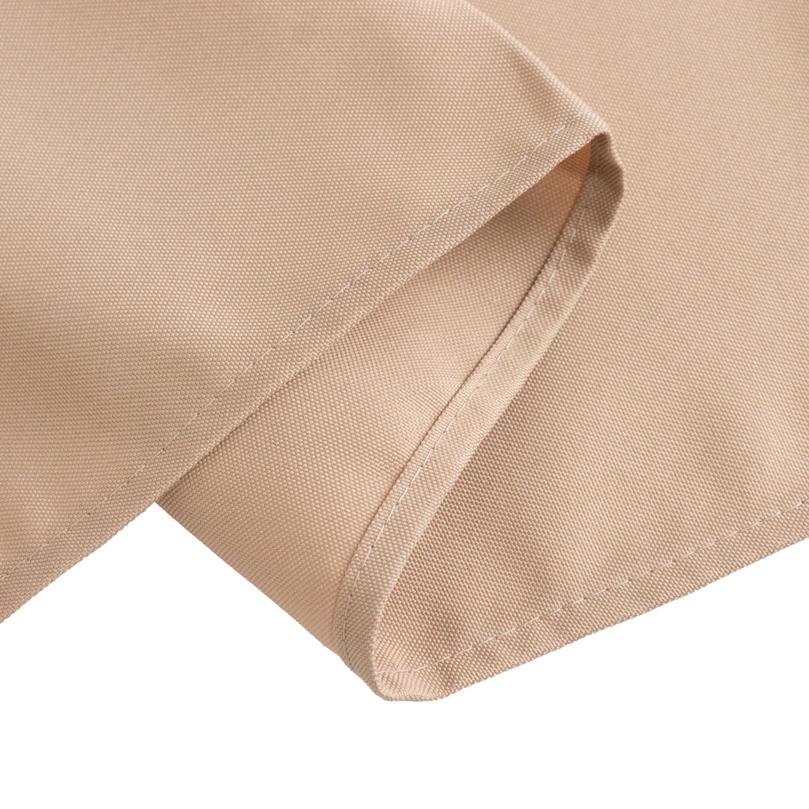 220GSM Nude Premium Polyester 54x54 Square Table Overlay, Stain & Wrinkle Resistant