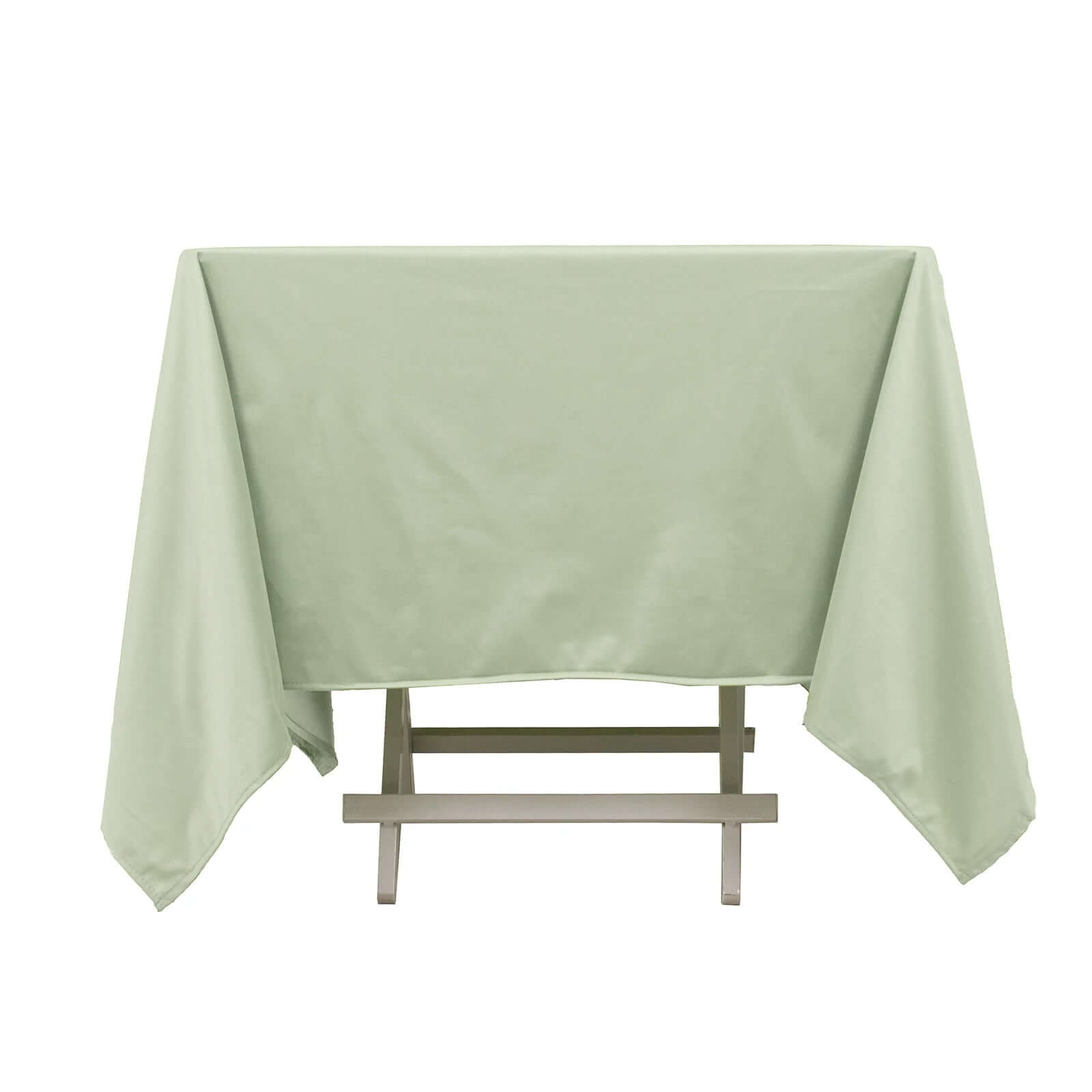 Sage Green 70x70 Premium Scuba Tablecloth - Wrinkle & Stain Resistant