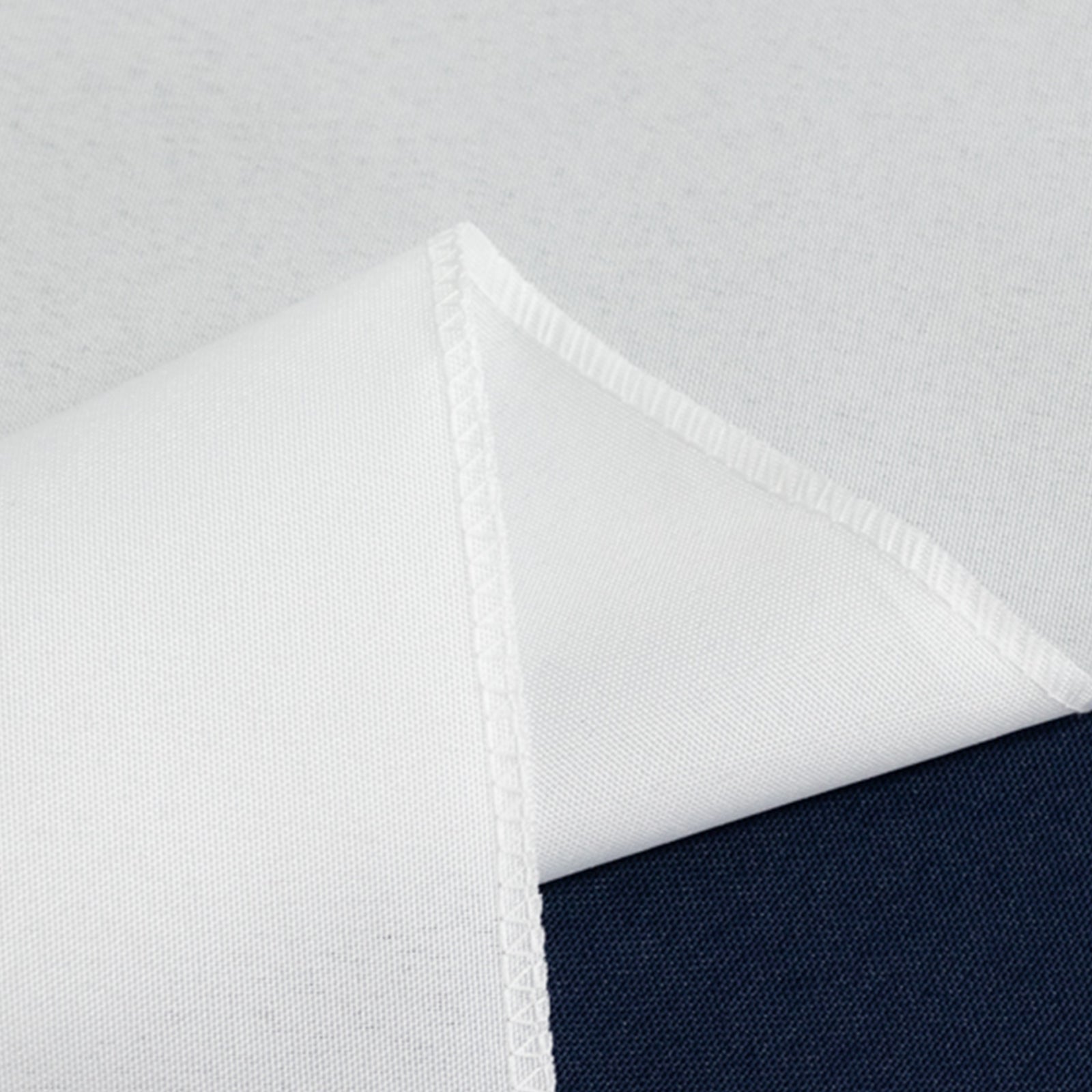 Durable White Polyester 36x72 Table Runner for Trade Shows