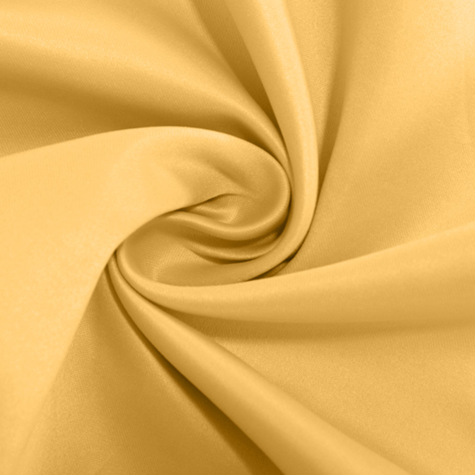 Durable Silk-Like Champagne Lamour Satin 108-Inch Round Tablecloth