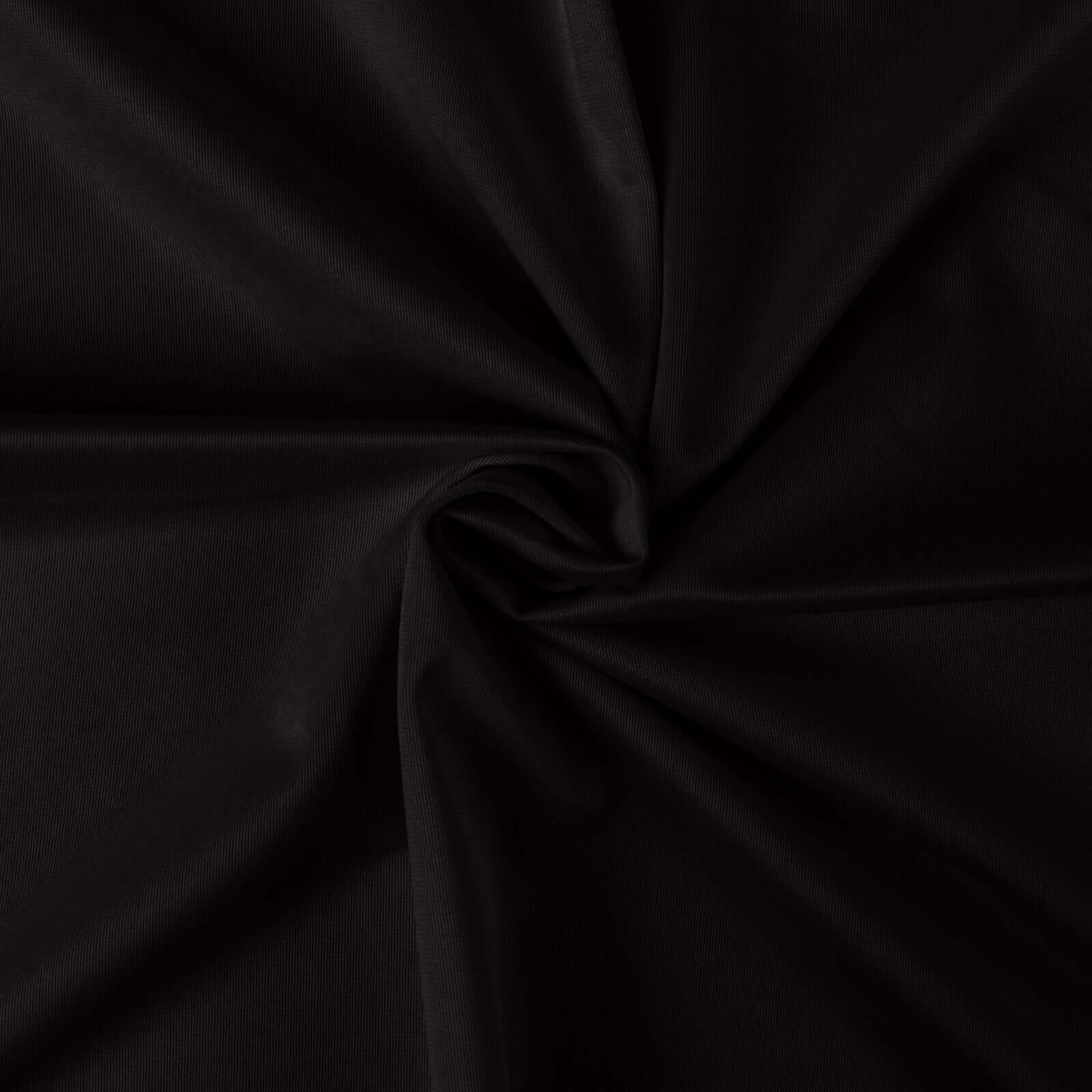 5-Pack Premium Black 20x20 Scuba Dinner Napkins - Durable, Reusable & Stain-Free