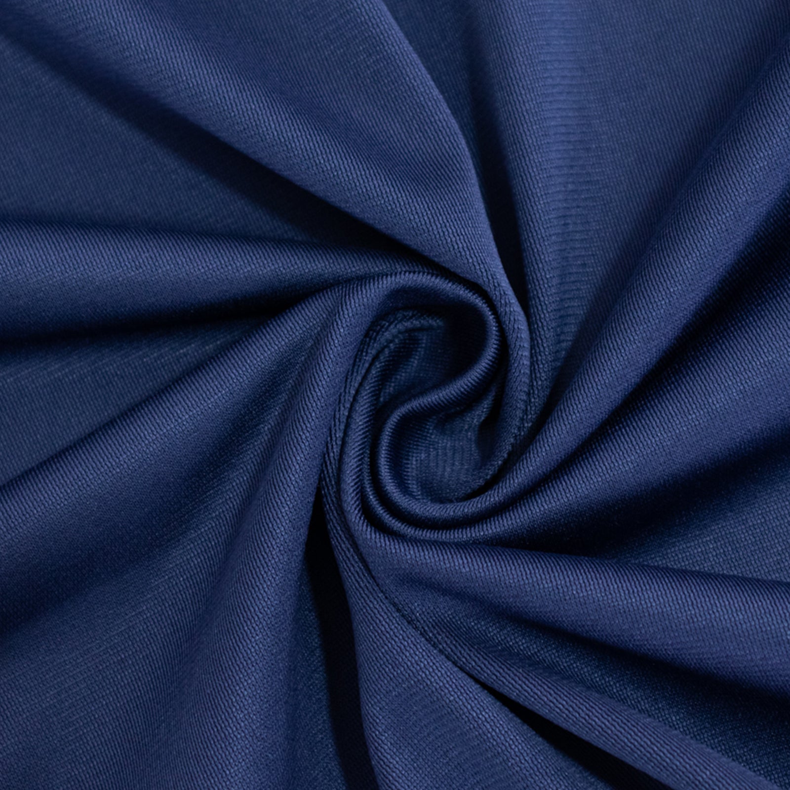 Navy Blue Wrinkle-Free Premium Scuba Polyester 36x72 Table Runner for Trade Shows