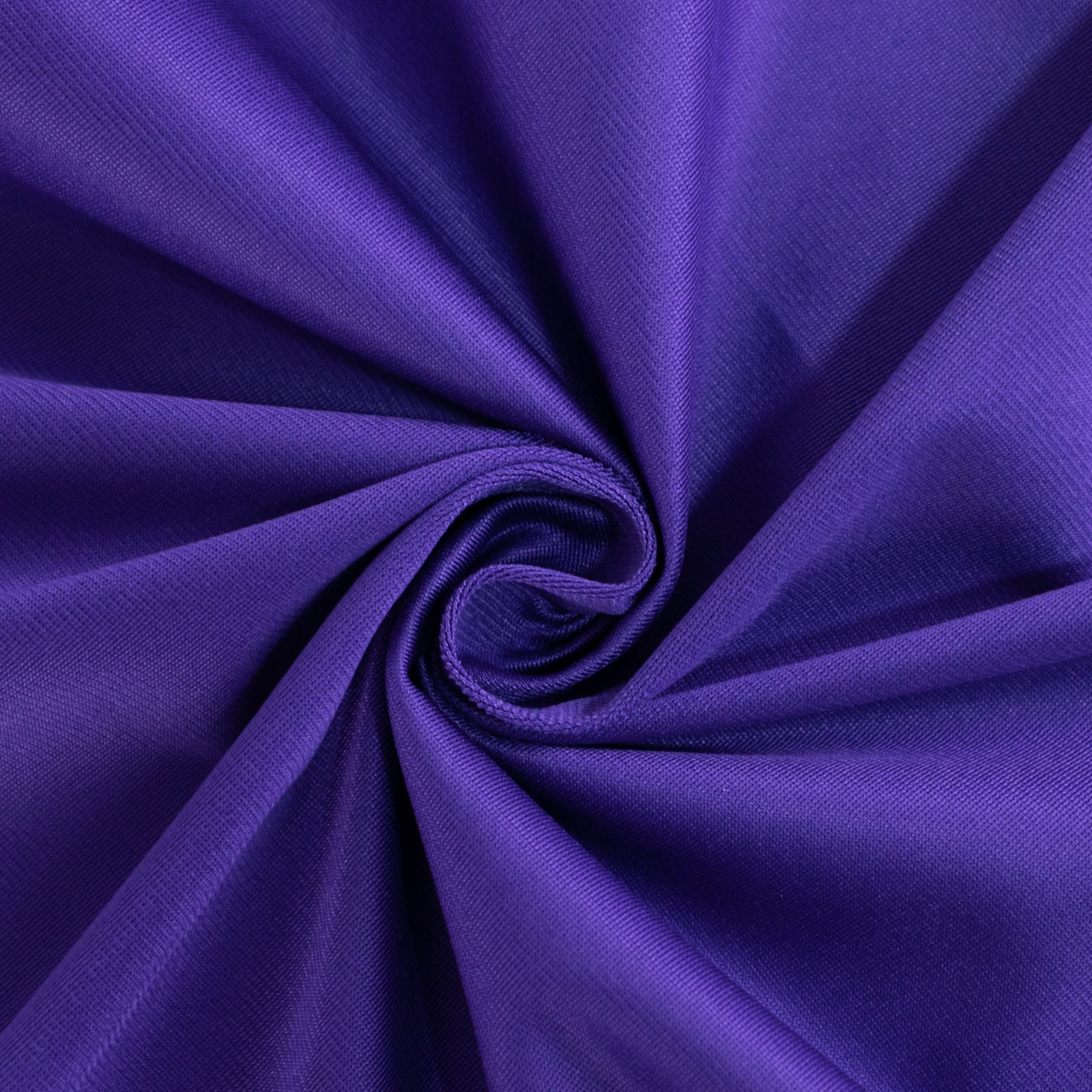 Premium Purple 90-Inch Round Scuba Tablecloth - Stain & Wrinkle Resistant