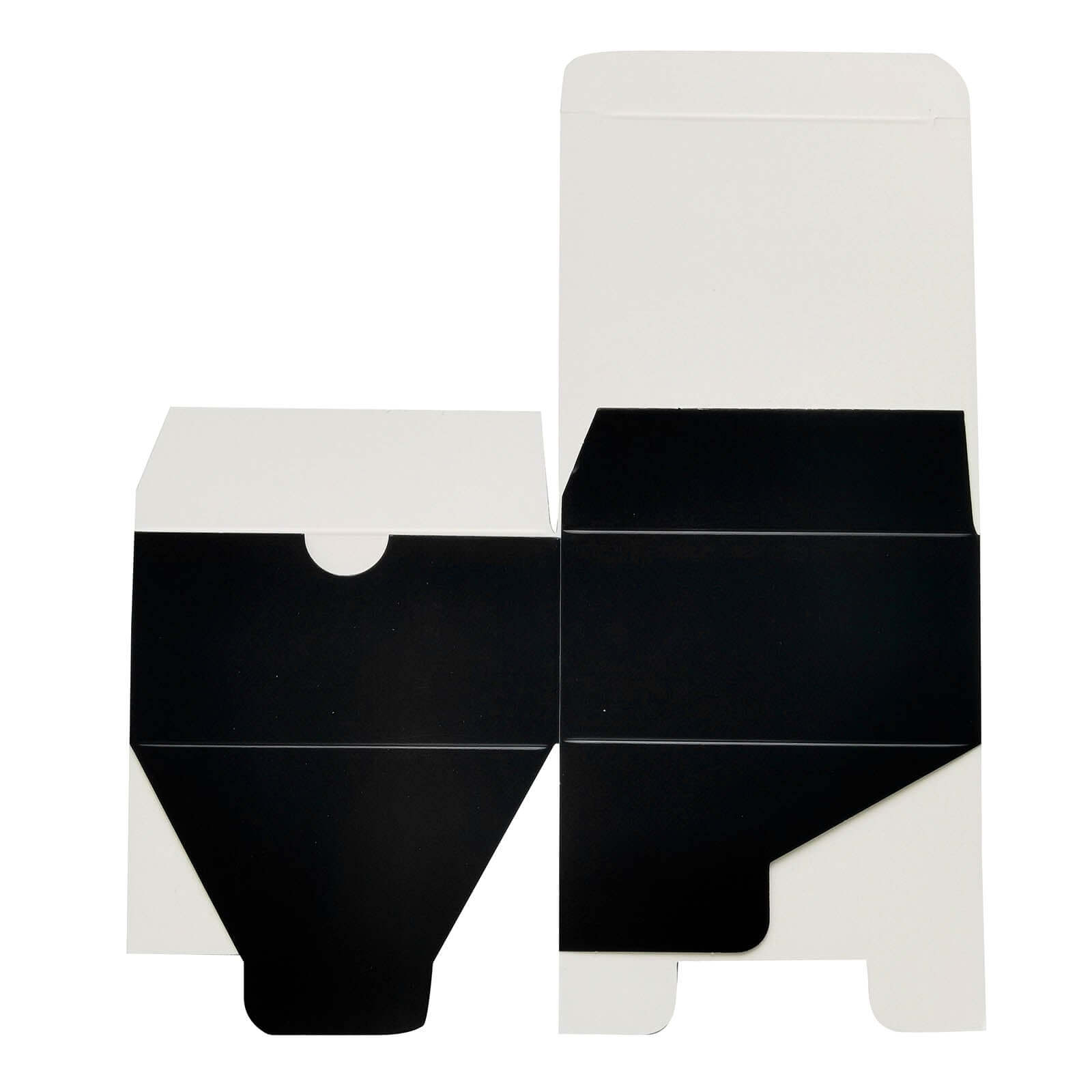 100-Pack 4x4x2 Black DIY Cardstock Cake and Cupcake Party Favor Gift Boxes