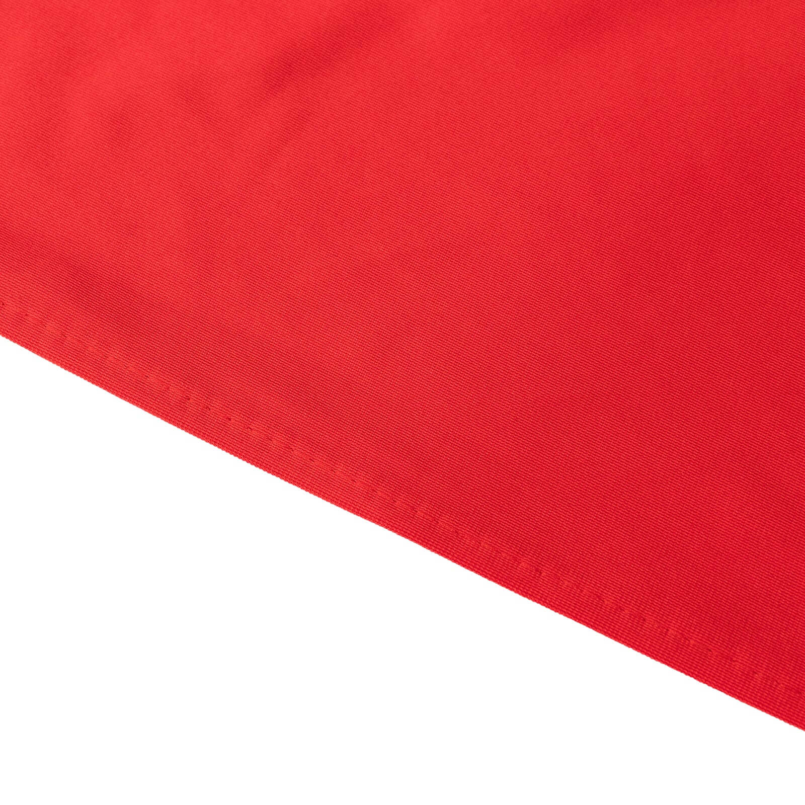 Hot Sale! Premium Red Scuba Polyester Rectangular 60x102 Wrinkle-Free & Stain-Resistant Tablecloth