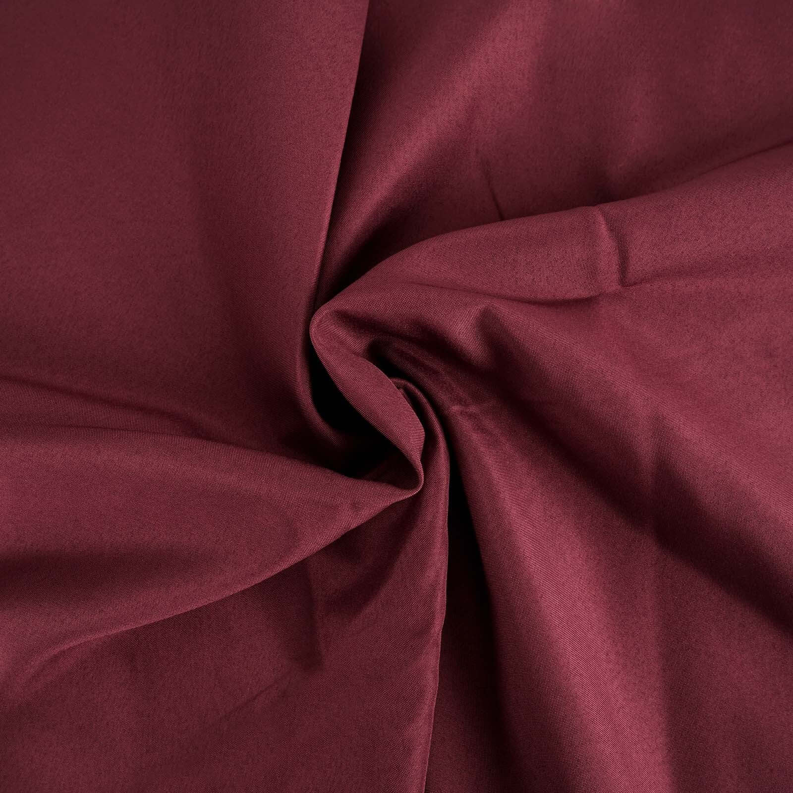 Stylish and Durable Burgundy Polyester 60x102 Rectangle Tablecloth