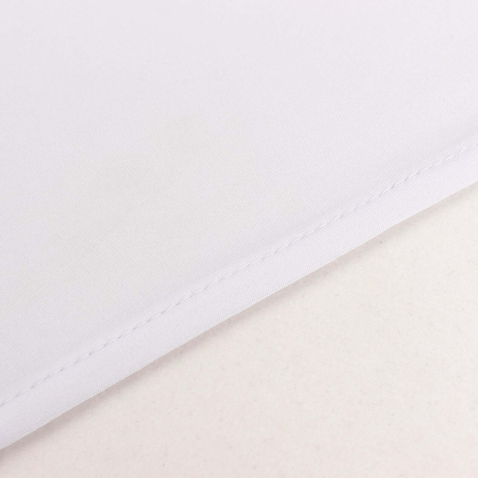 Premium White Spandex 4-Way Stretch Fabric Roll for DIY Crafts - 60 Inches by 10 Yards