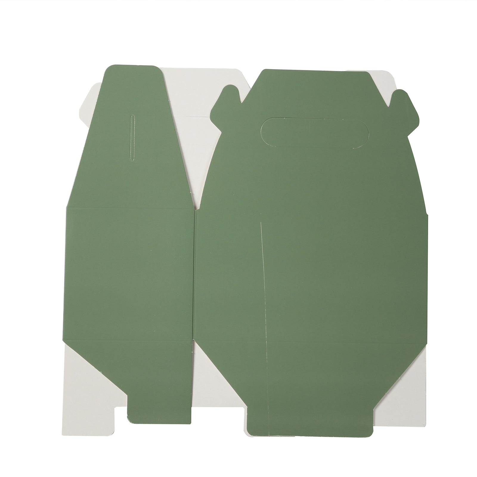 25-Pack Dusty Sage Green Party Candy Gift Tote Gable Boxes - Hot Sale!