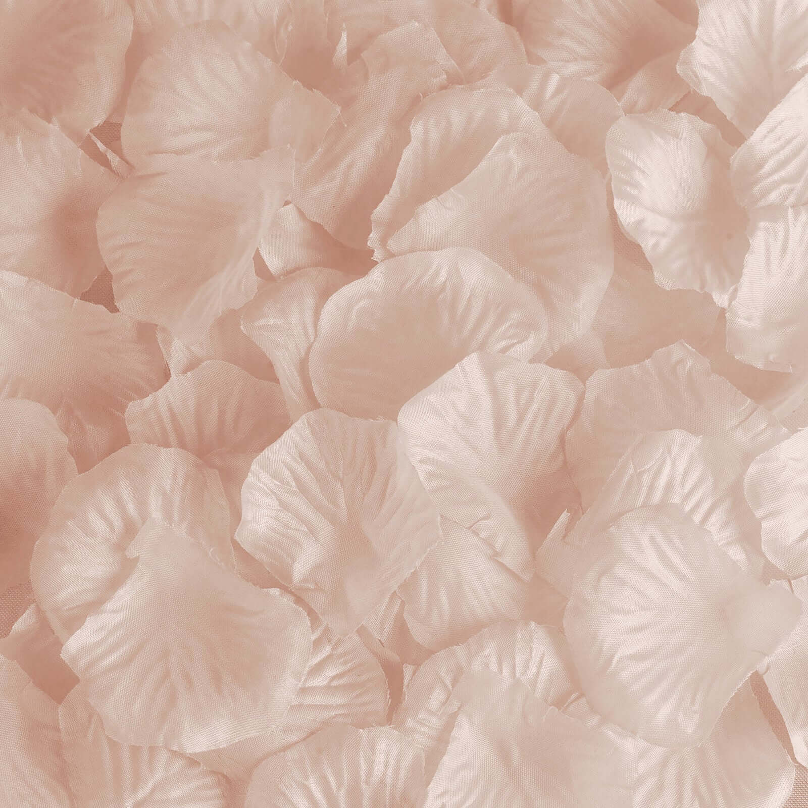500-Piece Peach Silk Rose Petal Round Confetti for Table and Floor Decor