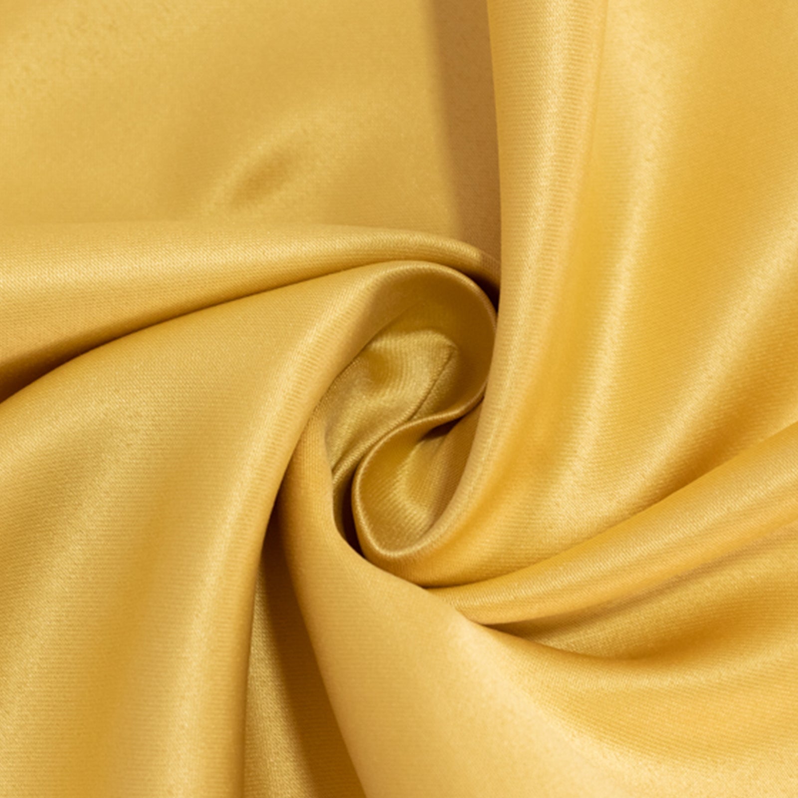 Champagne Lamour Satin 54x54 Square Tablecloth - Durable, Silk - like Cover