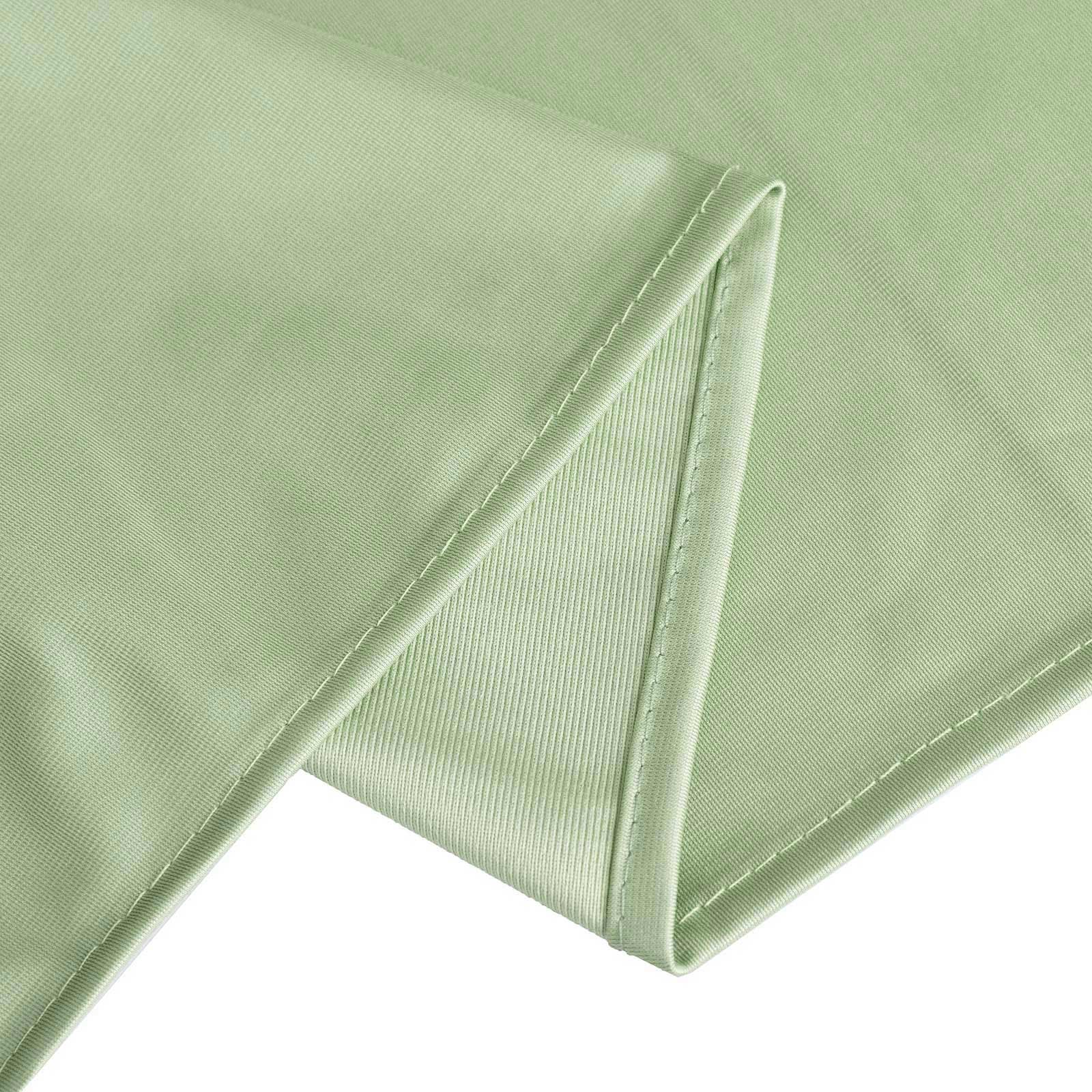 Exclusive Sage Green 132' Round Scuba Polyester Tablecloth - Wrinkle & Stain Free