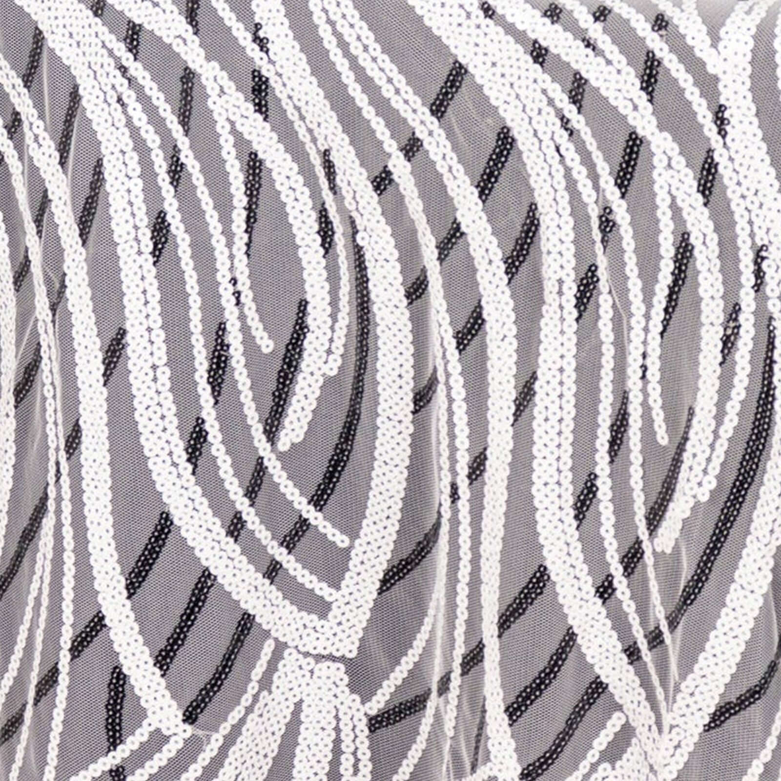 Sparkly Seamless White and Black 120