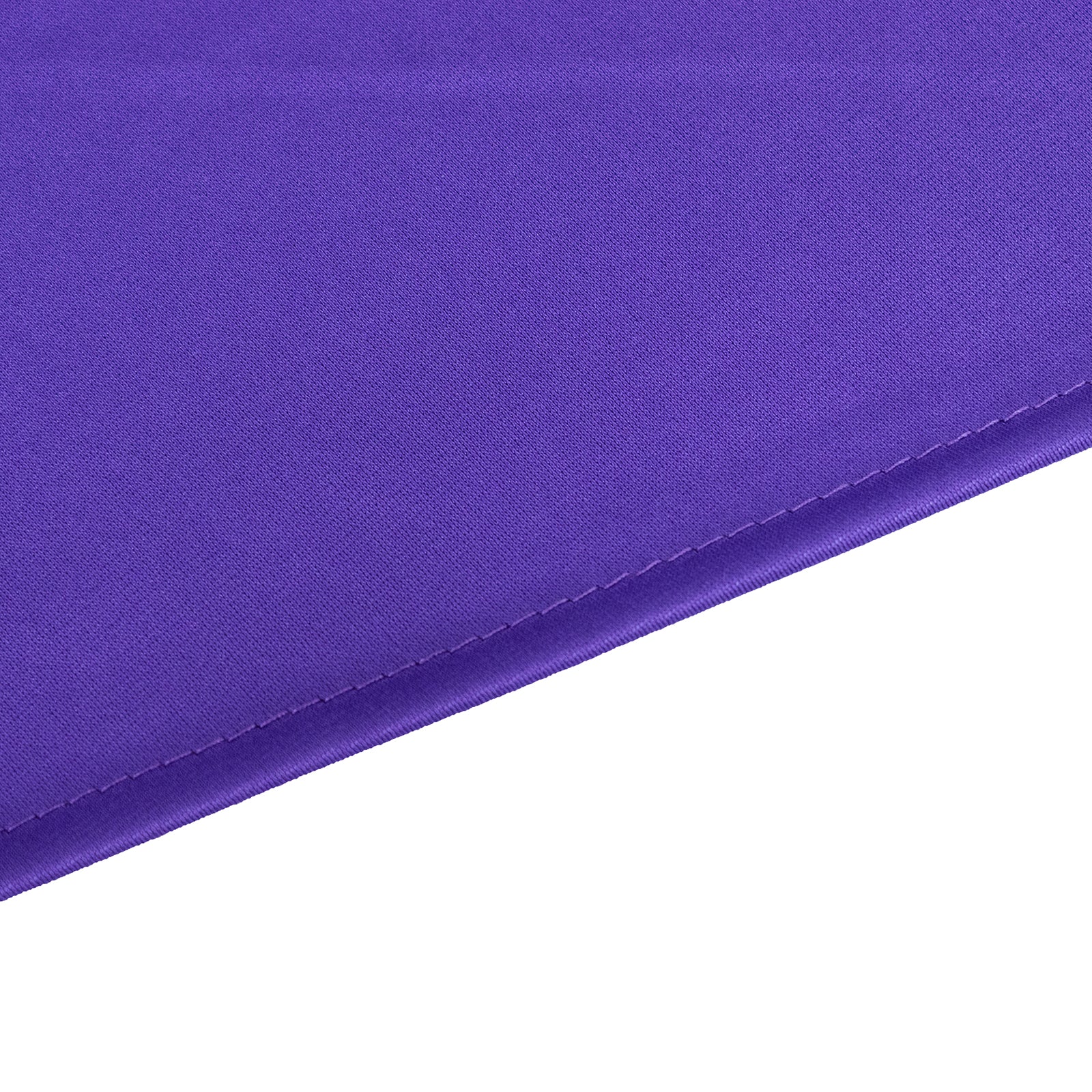 Premium Purple 108-Inch Round Scuba Tablecloth - Wrinkle-Free & Stain-Resistant for Events