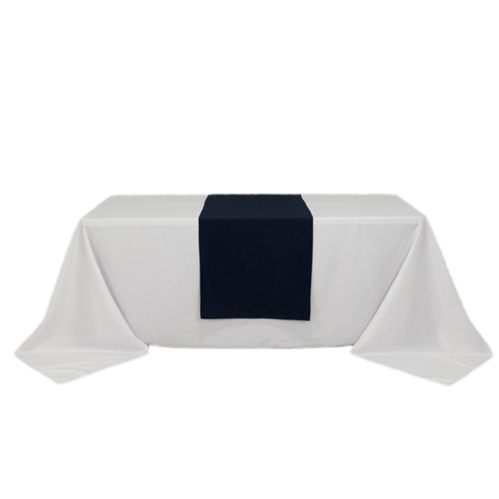 Extra Wide Navy Blue Premium Polyester 24x72 Sublimation Printable Table Runner
