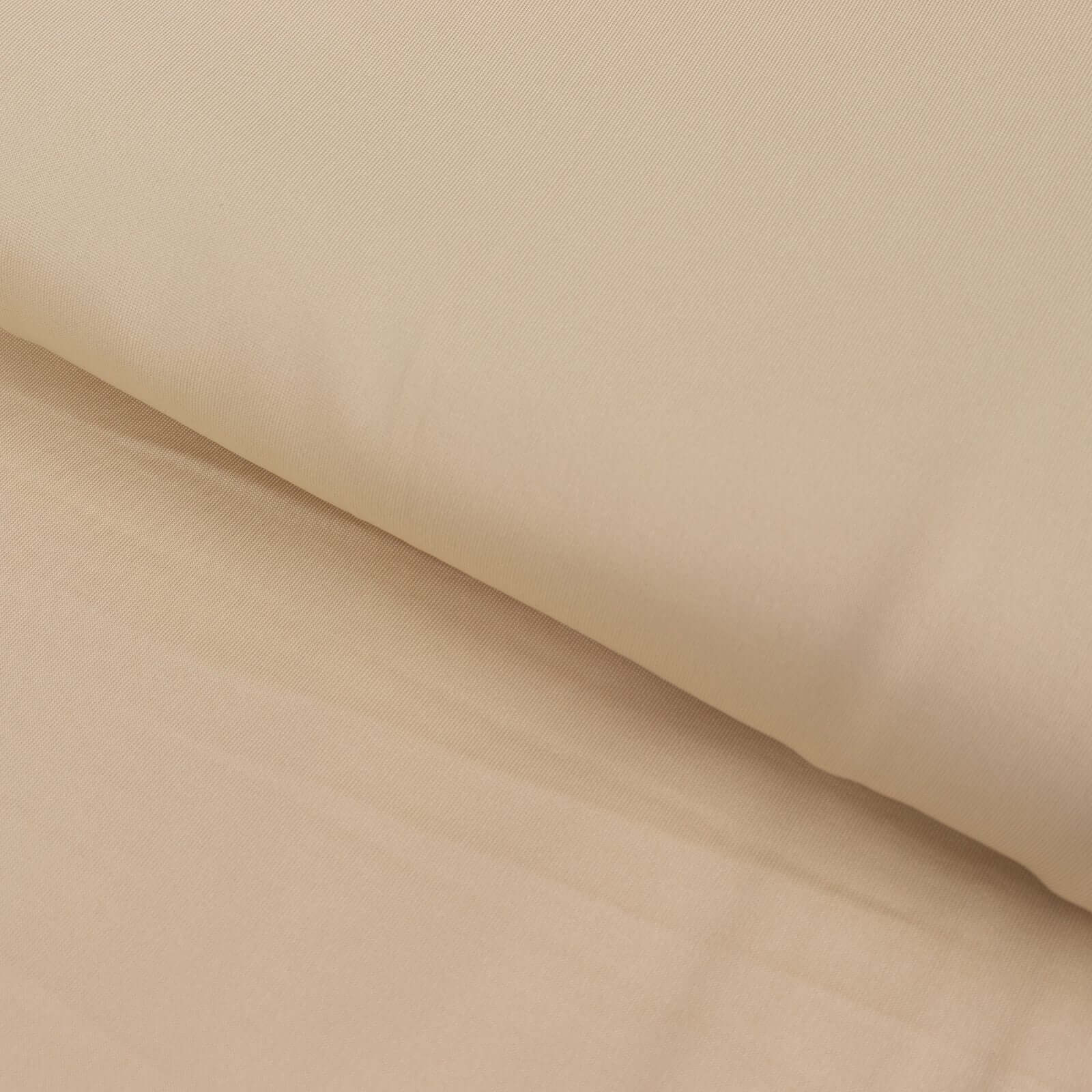Hot Deal! 60x10 Yards Beige Spandex 4-Way Stretch Fabric Roll for DIY Crafts