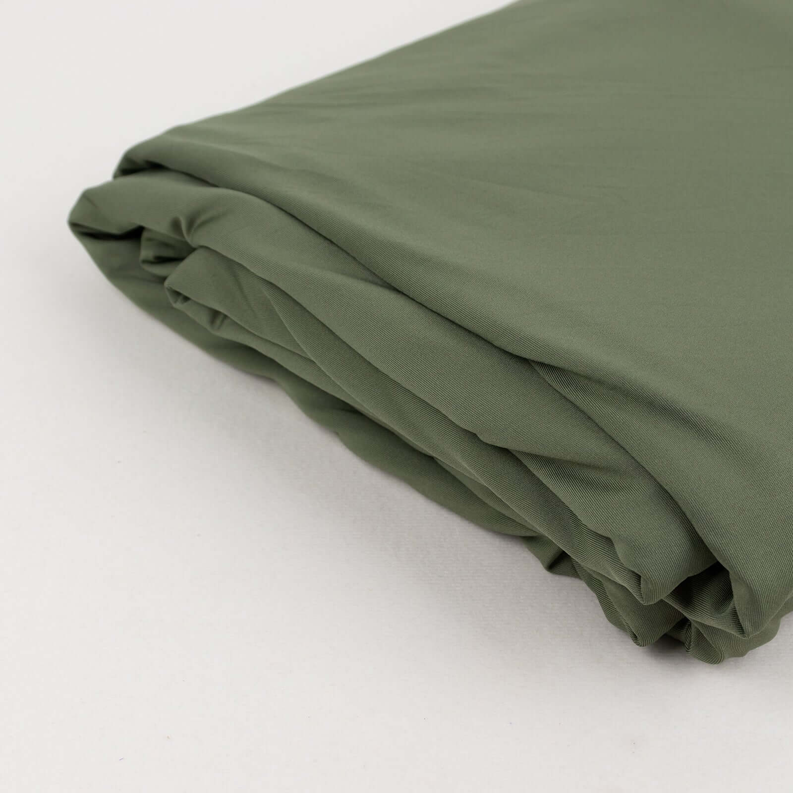 10-Yard, 60-Inch Dusty Sage Green 4-Way Stretch Spandex Fabric Roll for DIY Crafts