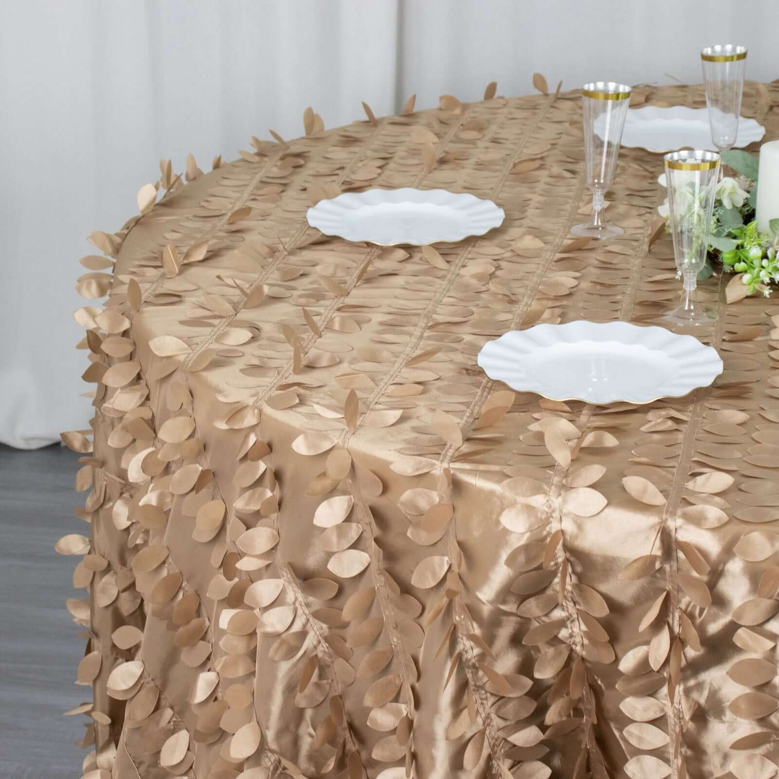 Hot! Taupe Taffeta 120