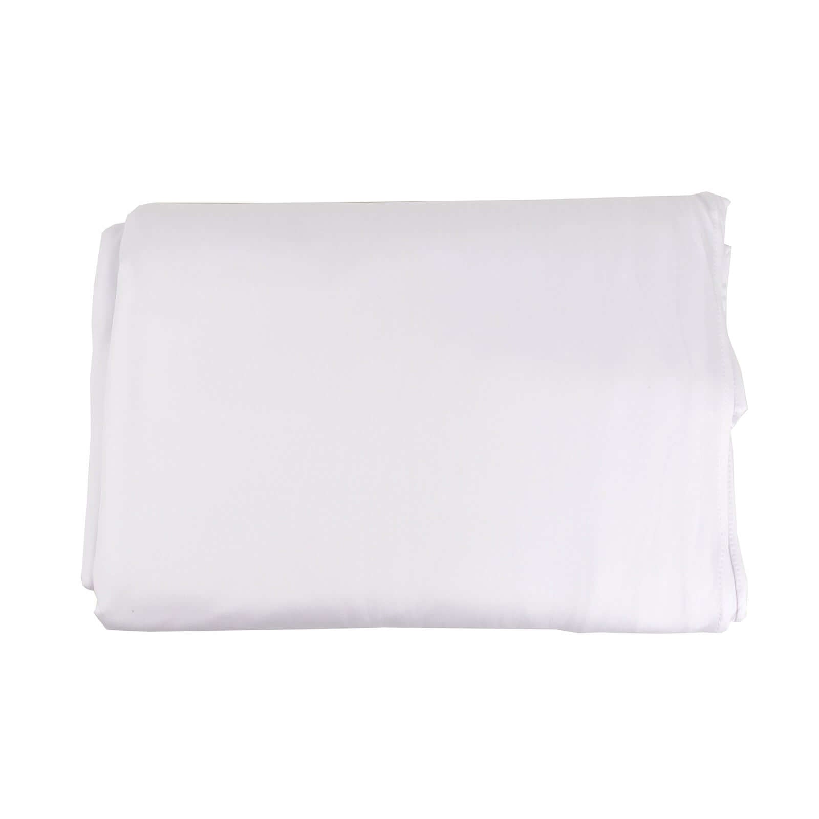 Premium White Spandex 4-Way Stretch Fabric Roll for DIY Crafts - 60 Inches by 10 Yards