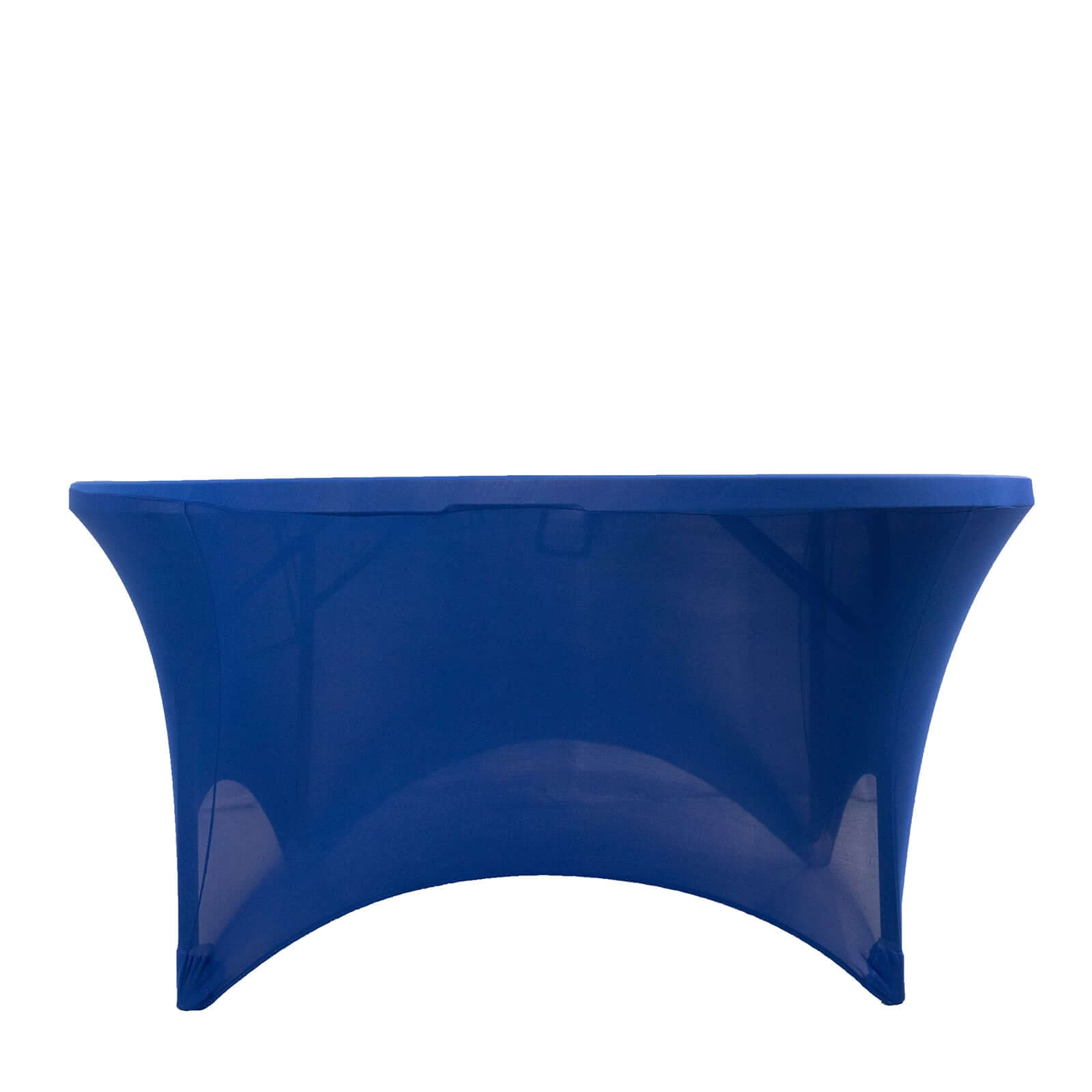 Royal Blue Stretch Spandex 5ft Round Tablecloth - Durable and Form - Fitting for Weddings and Parties