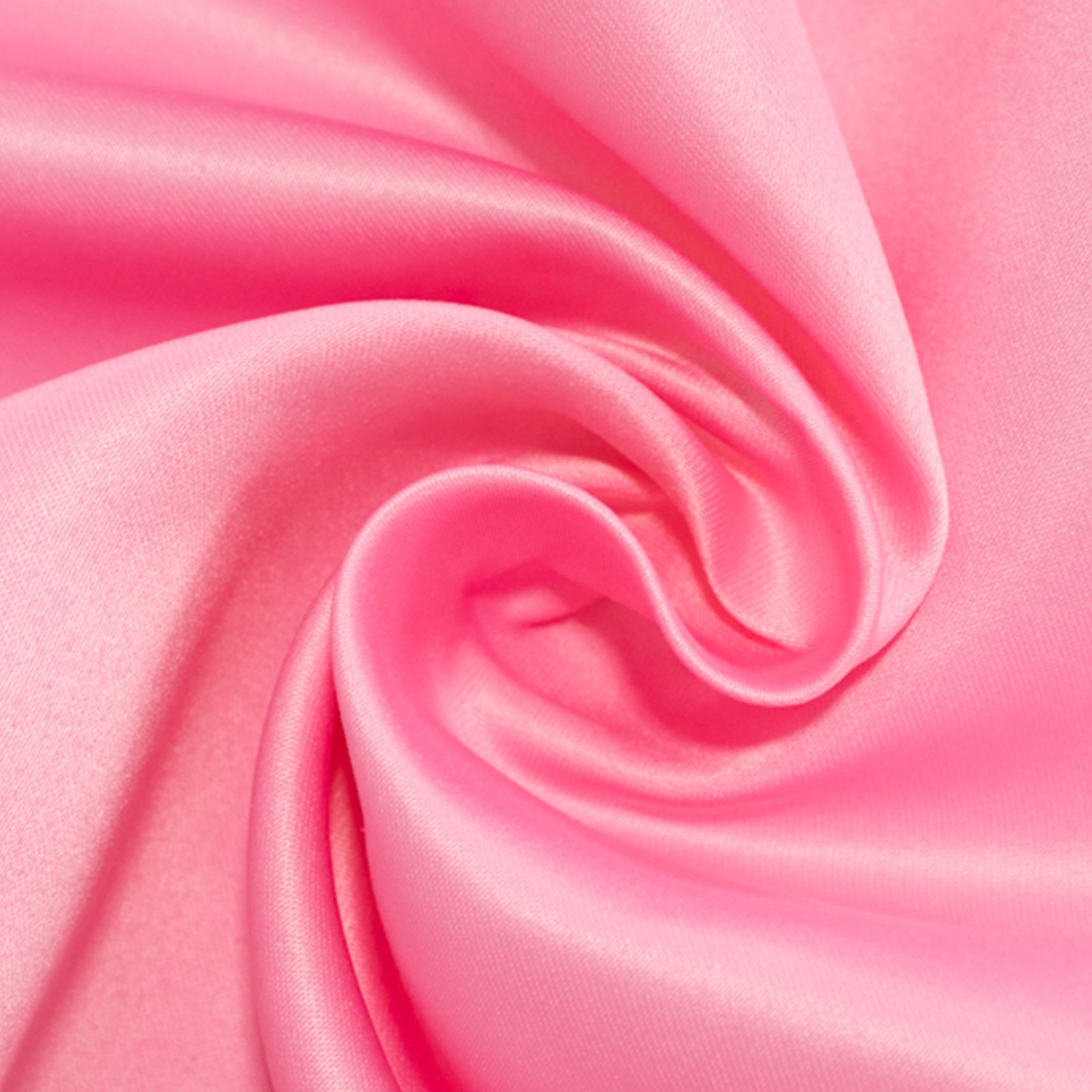 Hot! Pink Lamour Satin 72x72 Square Table Overlay with Smooth Finish