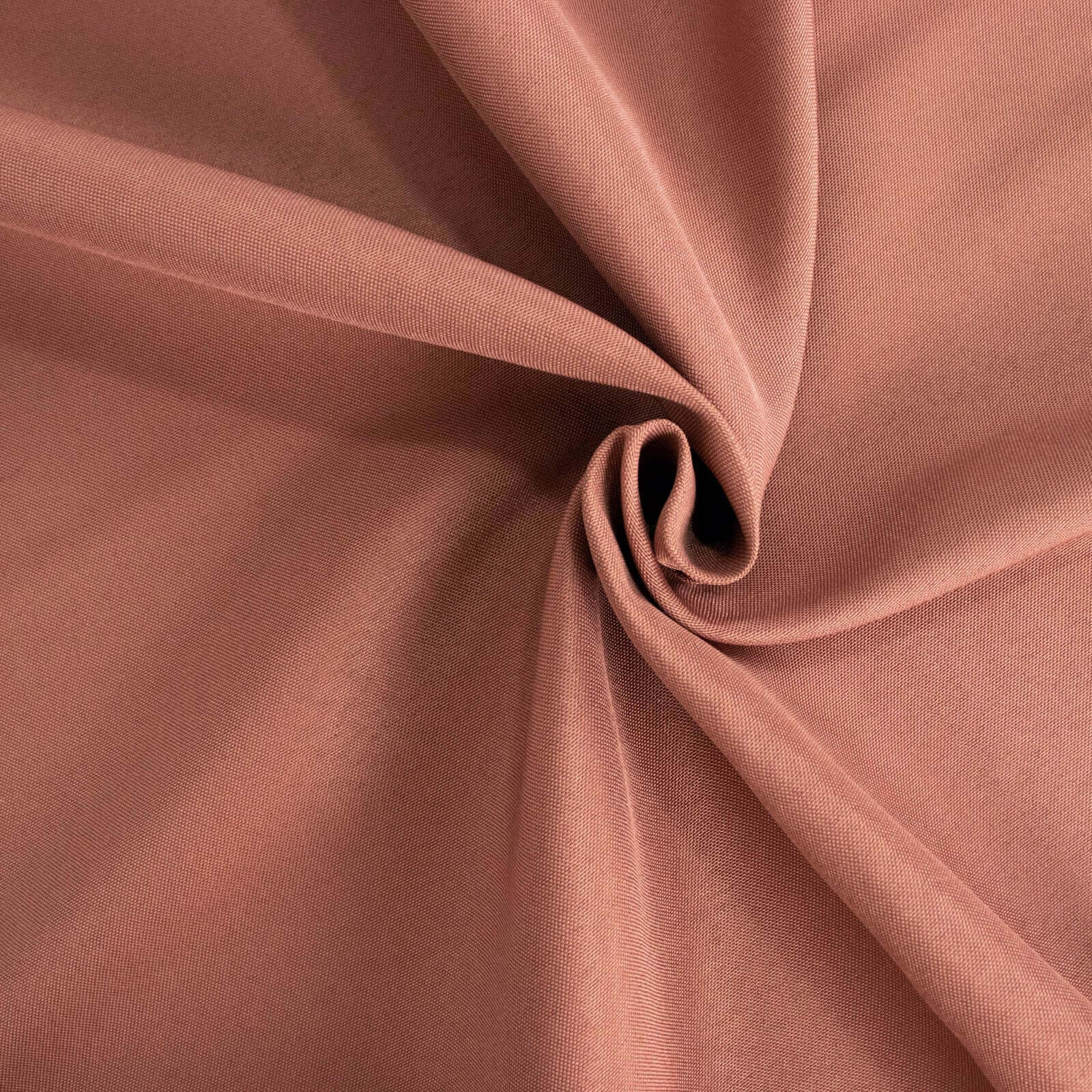 Exclusive 90' Terracotta Polyester Round Tablecloth - Stain & Wrinkle Resistant
