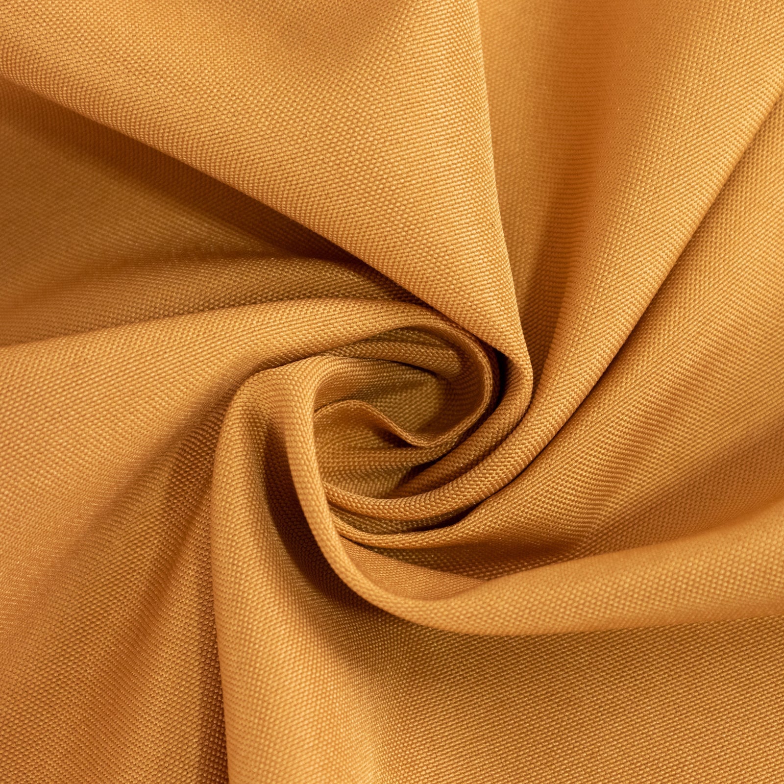Seamless 220GSM Wrinkle-Resistant Gold Premium Polyester 120 Round Tablecloth for Elegant Events