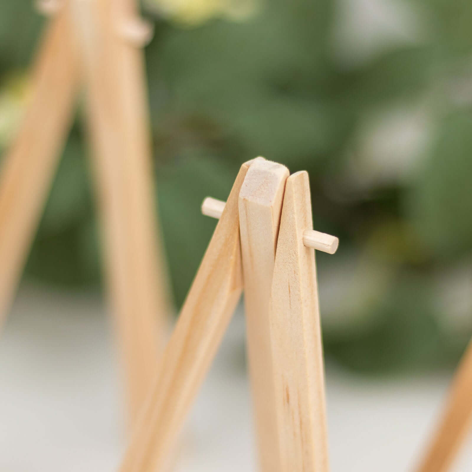 Hot Sale! 10-Pack Natural Wooden Foldable Place Card Holders