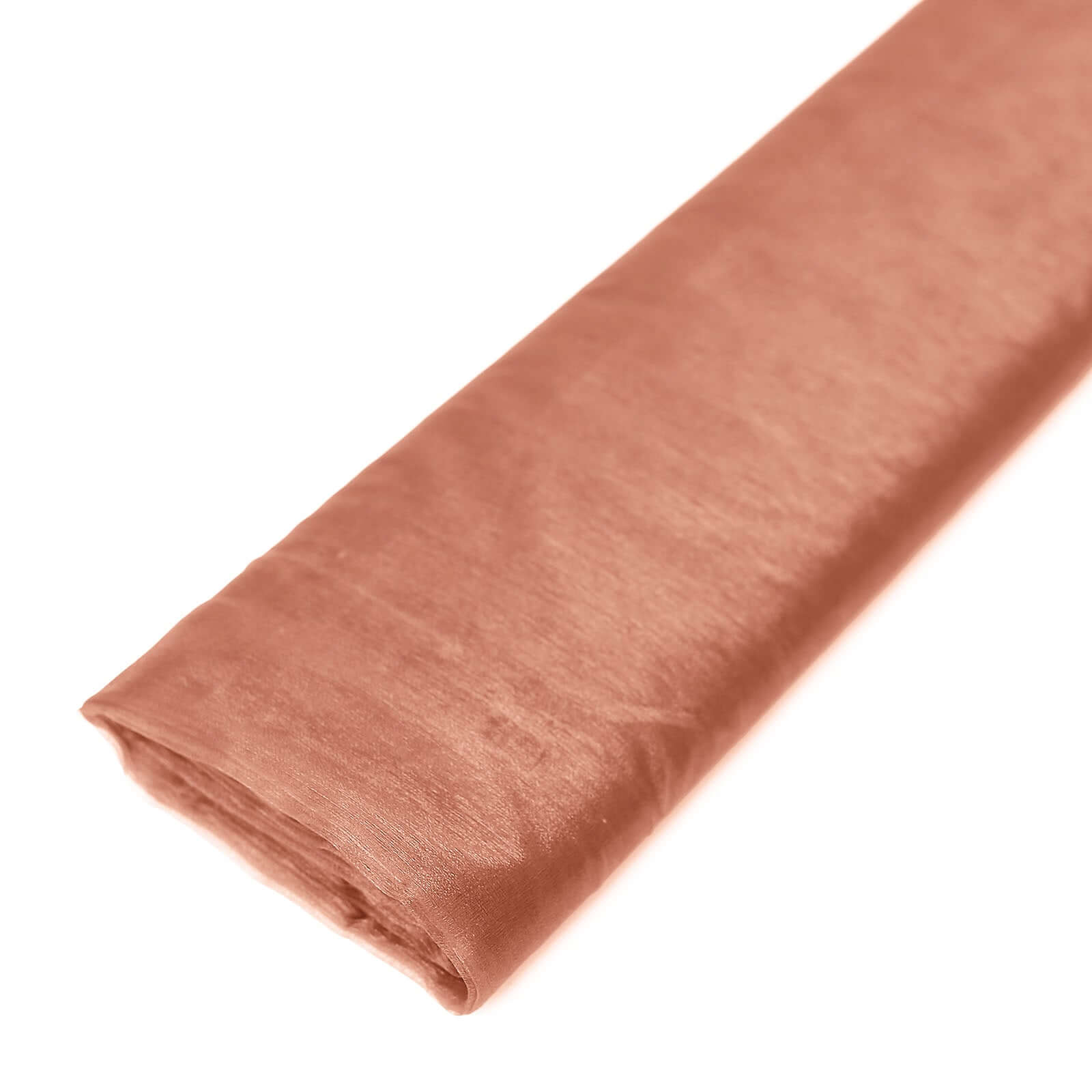 54-Inch Wide, 10-Yard Terracotta (Rust) High-Quality Sheer Chiffon Fabric Bolt for DIY
