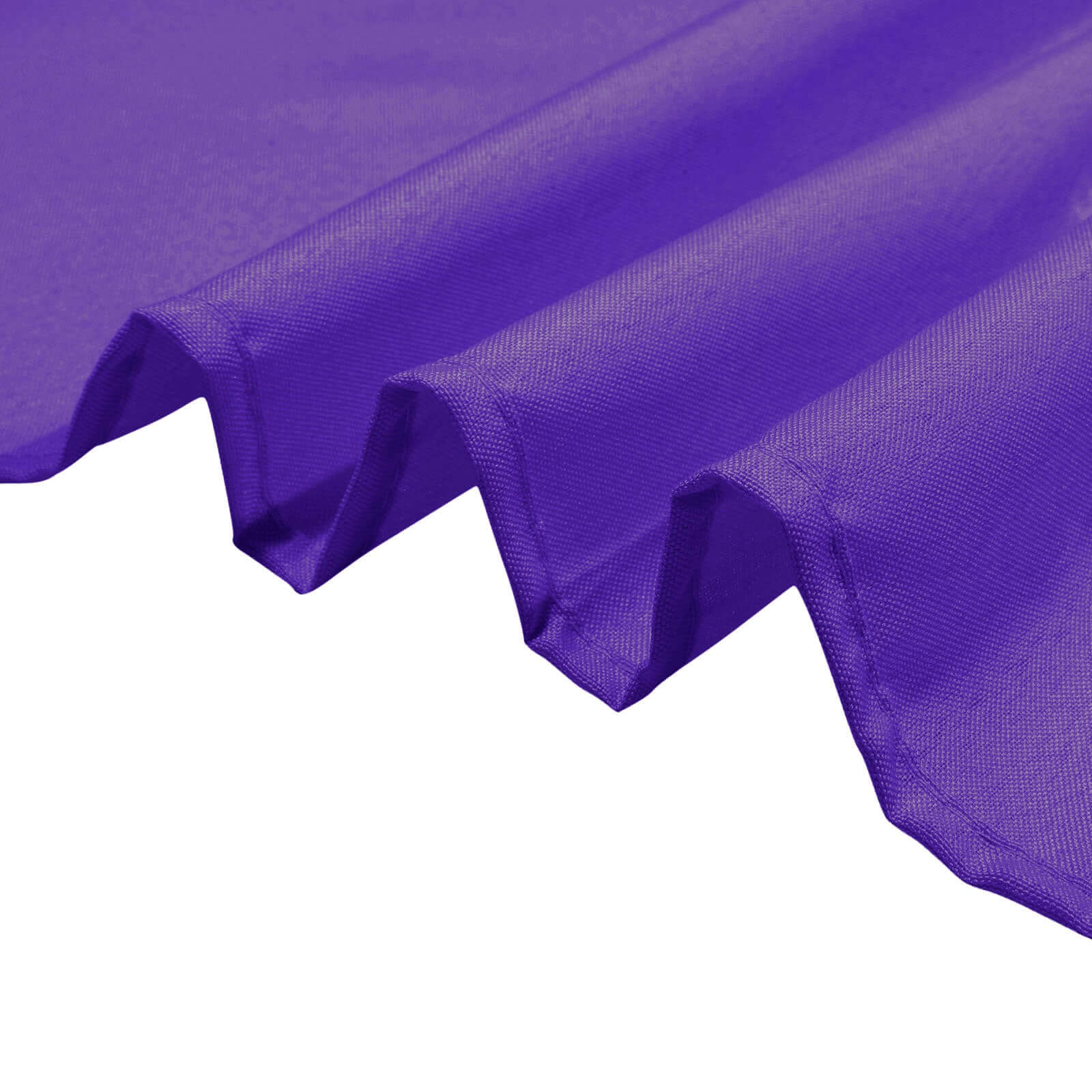 Wrinkle-Resistant Purple Polyester Rectangle Tablecloth 60x126 - Great for Events!