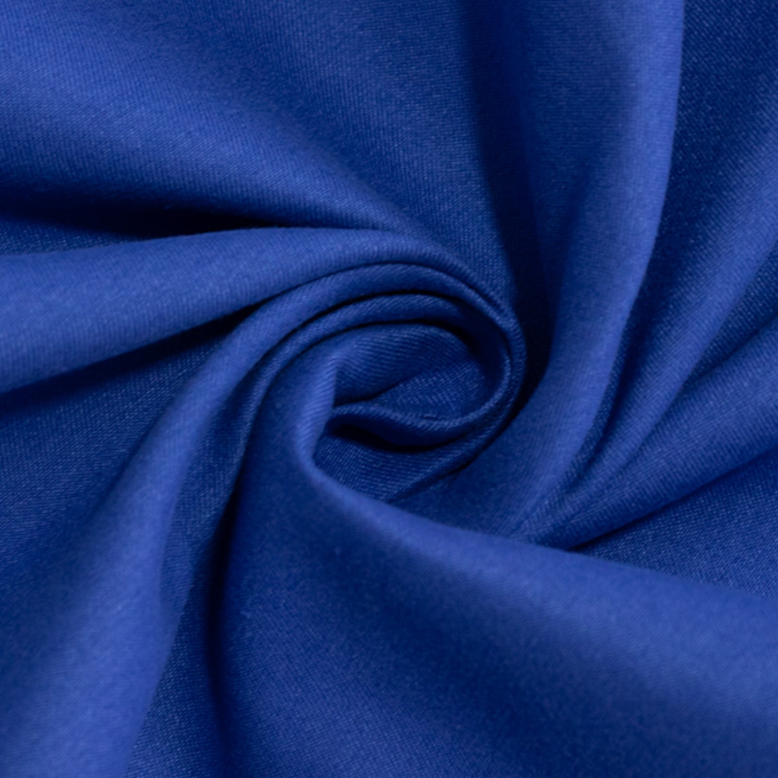 Exclusive Royal Blue 120" Cotton Blend Seamless Wrinkle-Resistant Round Tablecloth