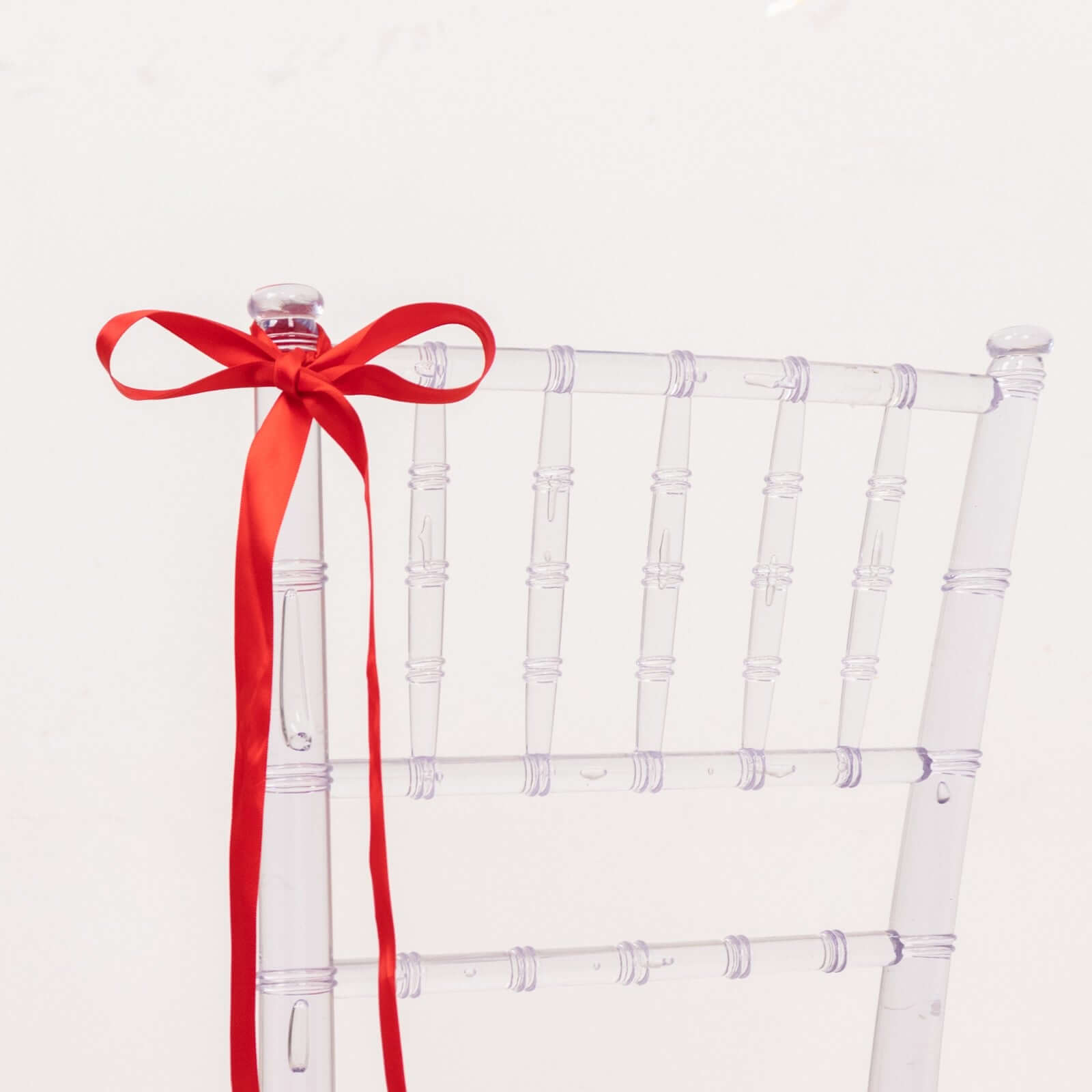 Hot Deal! 100-Yard 7/8 Red Single-Face Decorative Satin Ribbon
