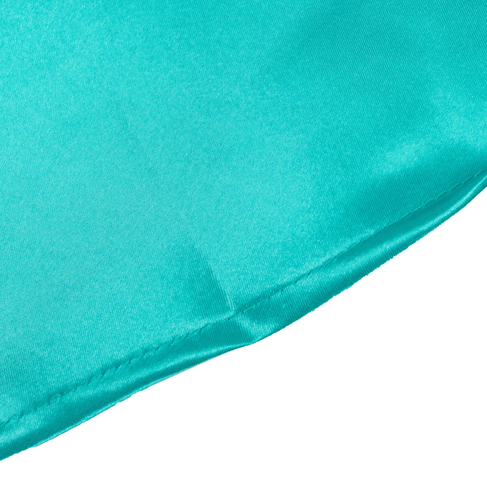 Hot! Turquoise Satin 132' Round Seamless Tablecloth