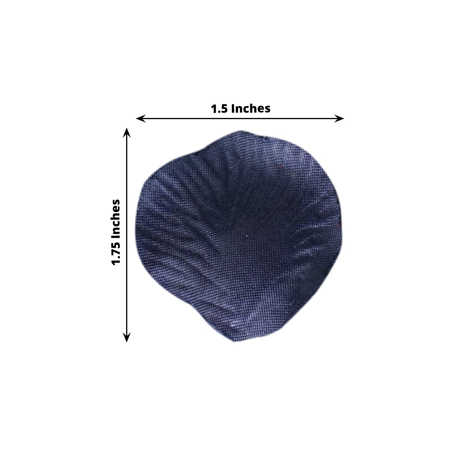 Navy Blue Silk Rose Petal Confetti - 500 Pack for Table and Floor Decor
