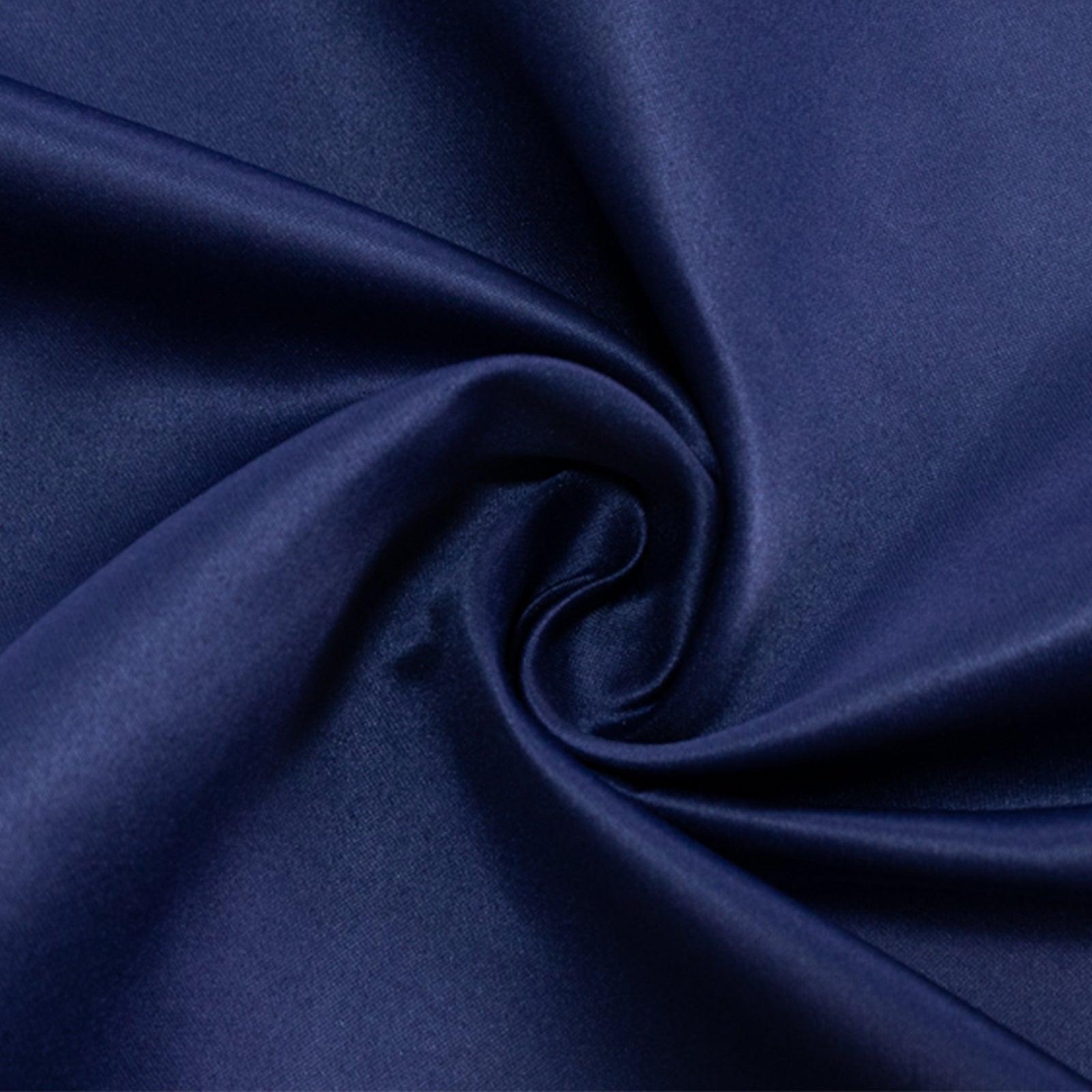 Navy Blue Lamour Satin Rectangle Tablecloth (60x102) - Durable & Soft