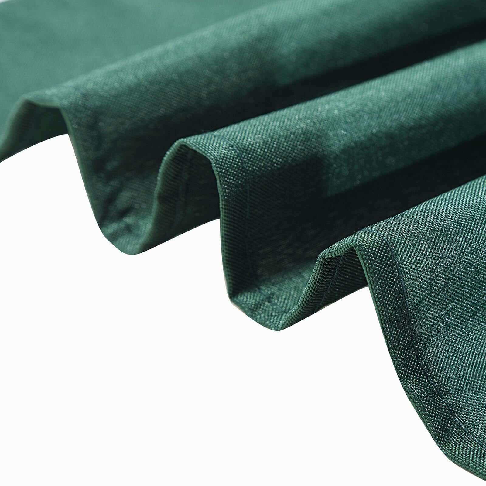 Hot Sale! Durable and Stylish 72x120 Polyester Rectangle Tablecloth in Hunter Emerald Green
