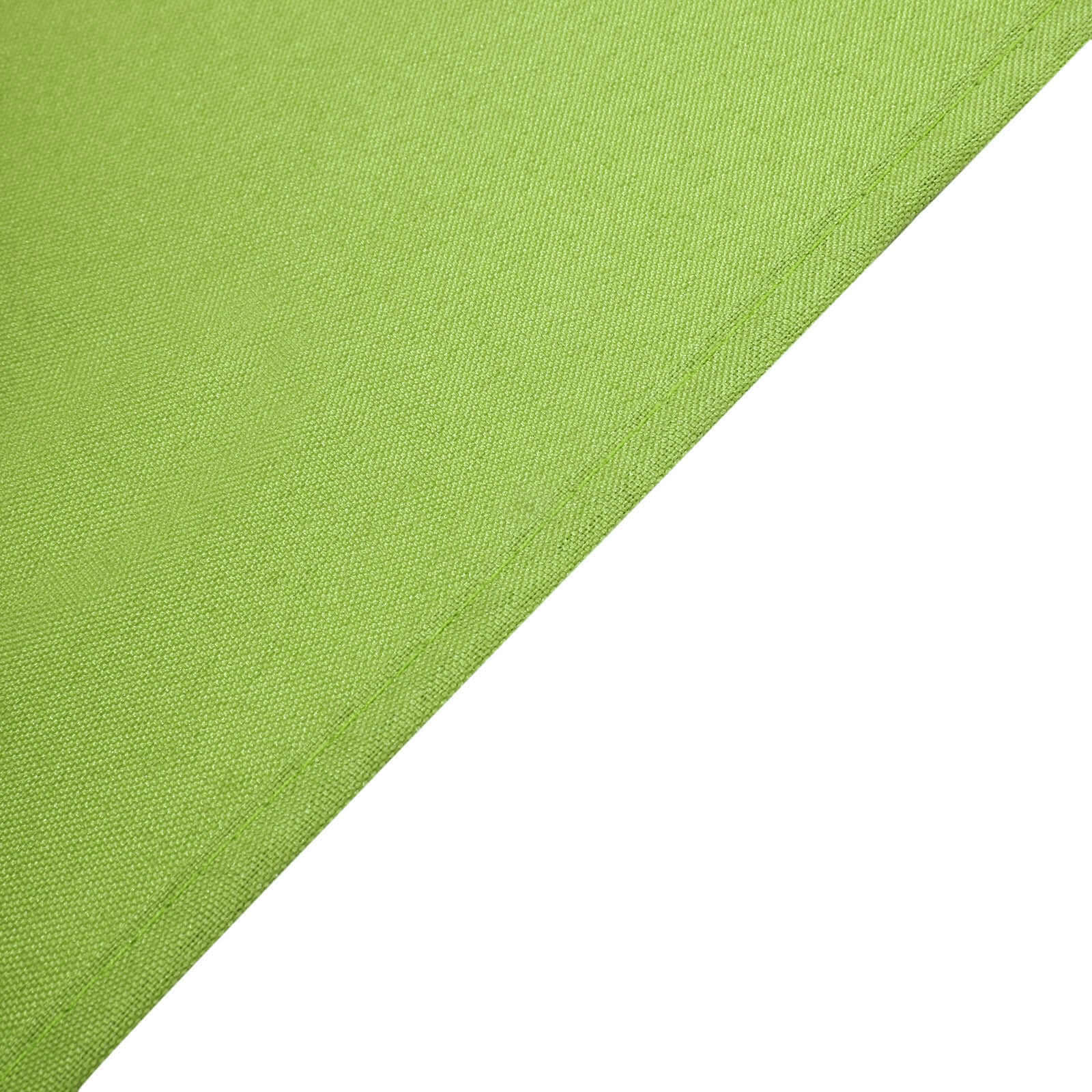 Wrinkle-Resistant Seamless Apple Green Polyester 90x132 Rectangle Tablecloth