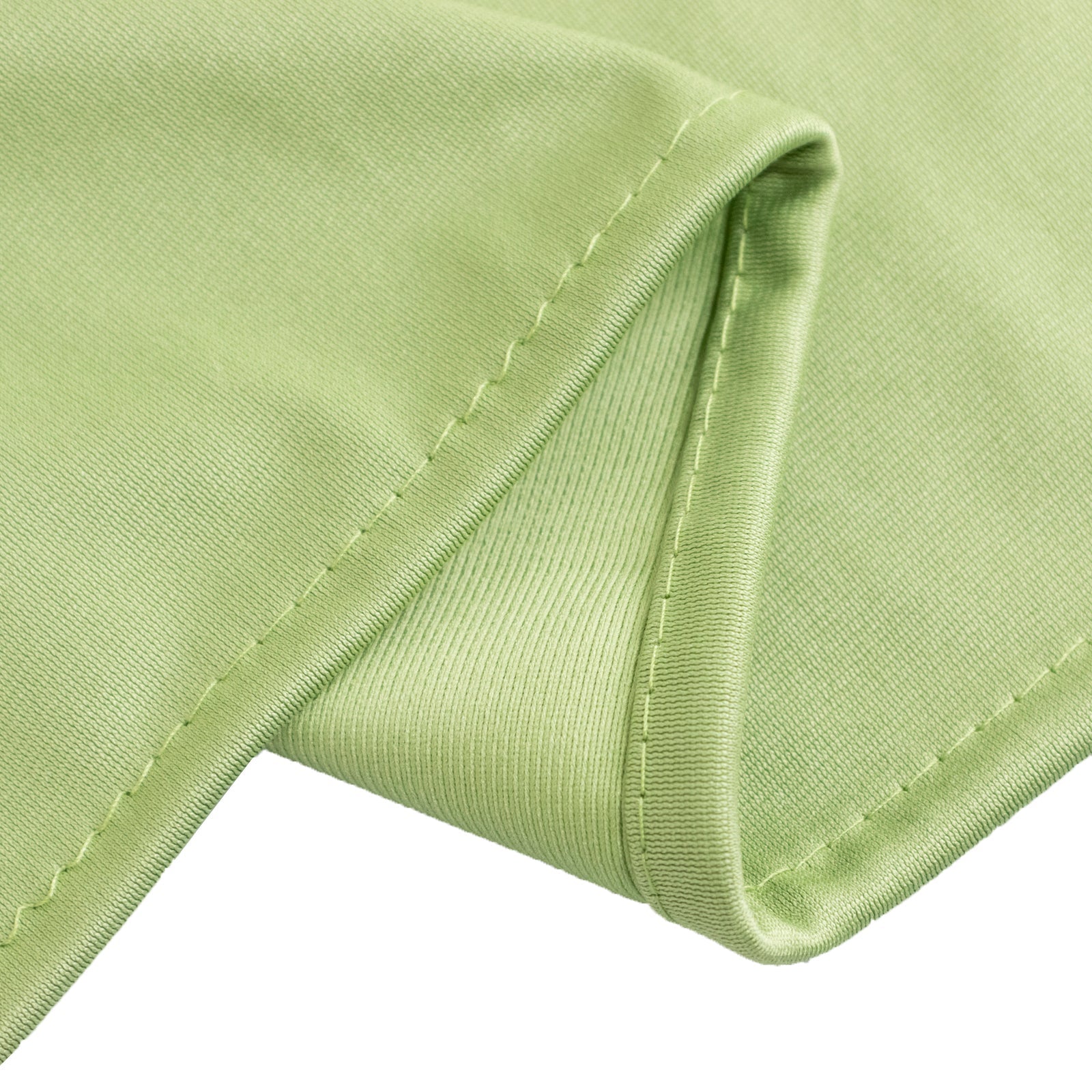 Exclusive Sage Green 90' Round Scuba Tablecloth - Wrinkle & Stain Resistant
