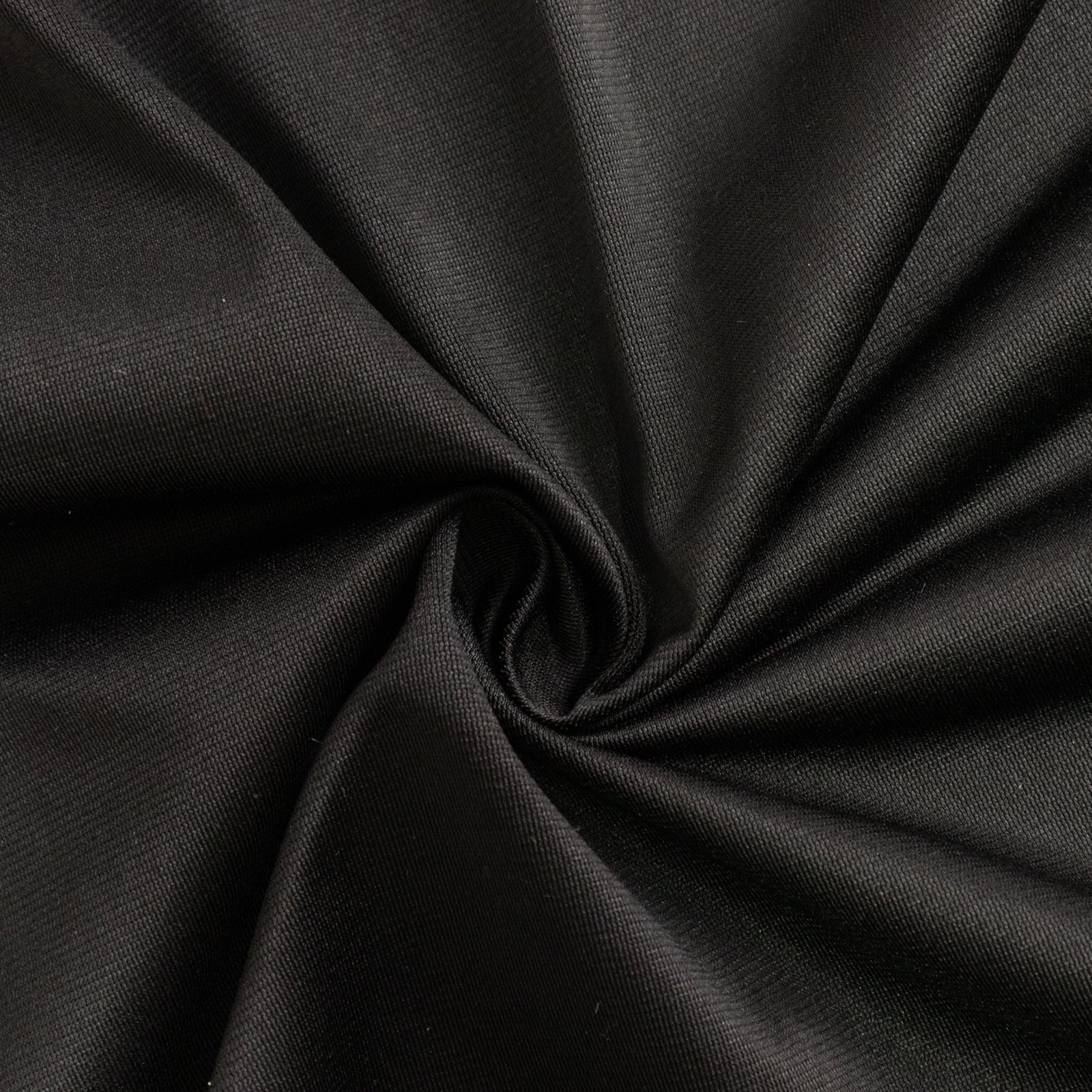 Exclusive Black 90' Round Scuba Tablecloth - Wrinkle & Stain Free for Weddings and Banquets