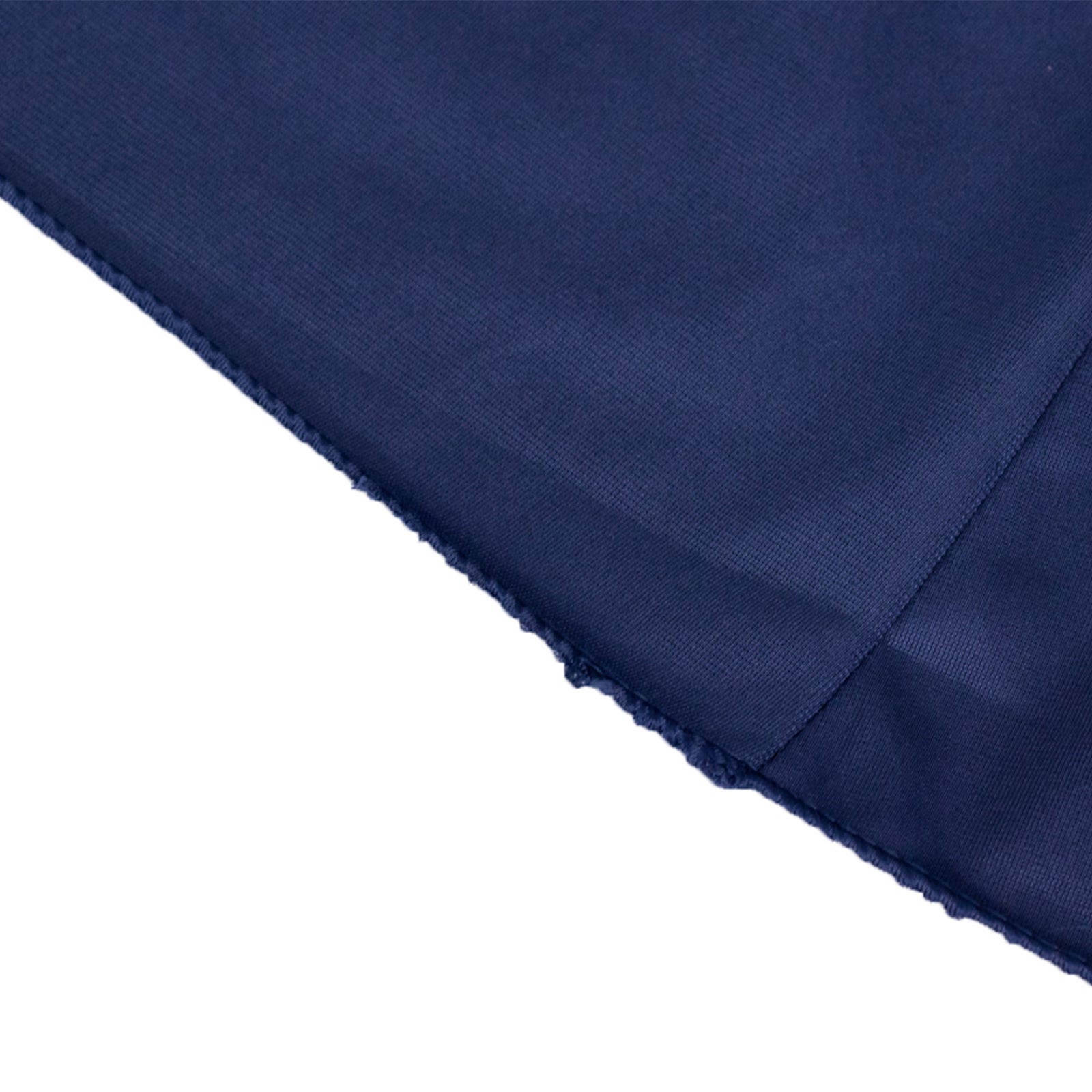 Navy Blue Scuba Stretch Slipcover for Banquet Chairs - Slim, Wrinkle-Free & Durable