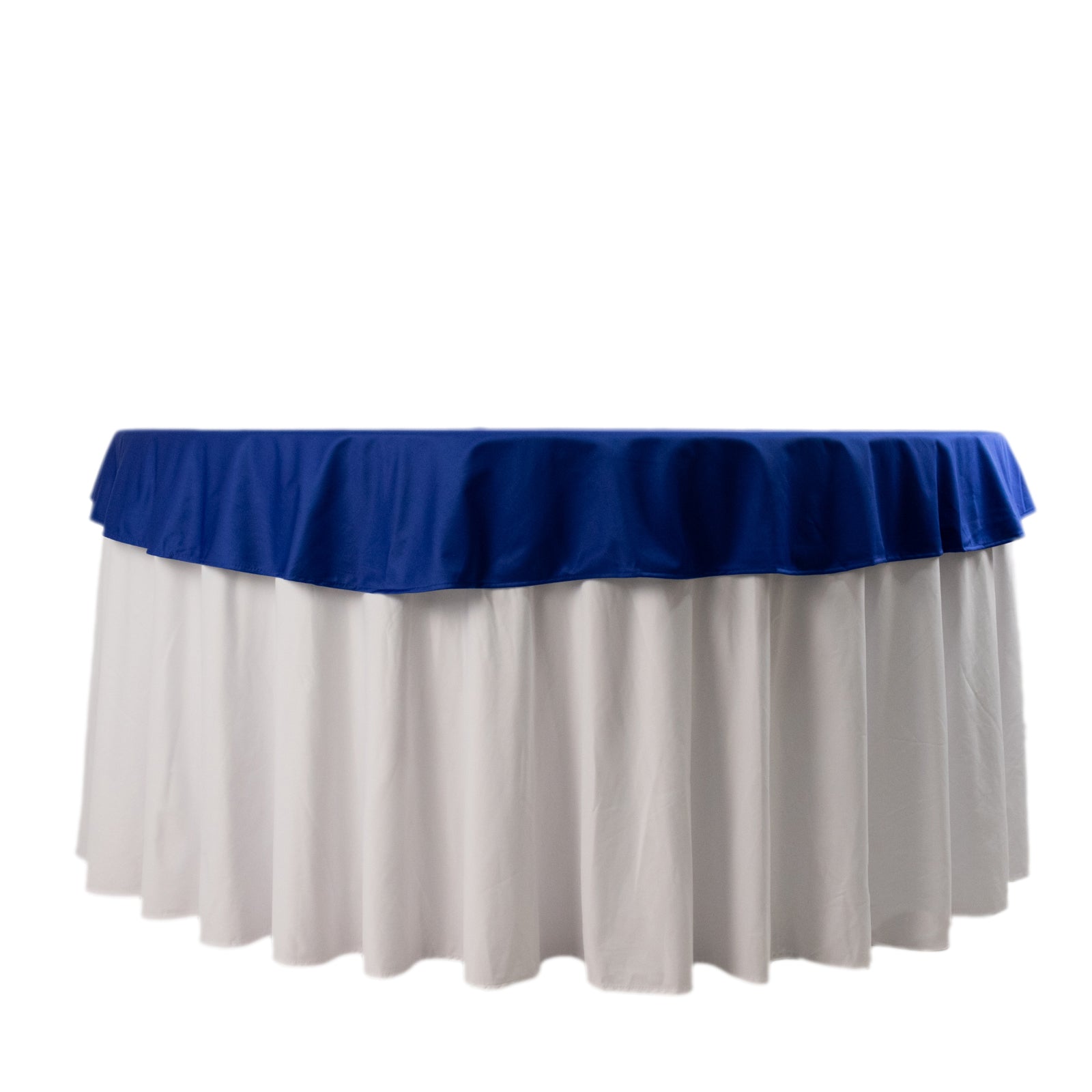 Royal Blue 70-Inch Wrinkle-Free & Stain-Resistant Premium Scuba Round Tablecloth