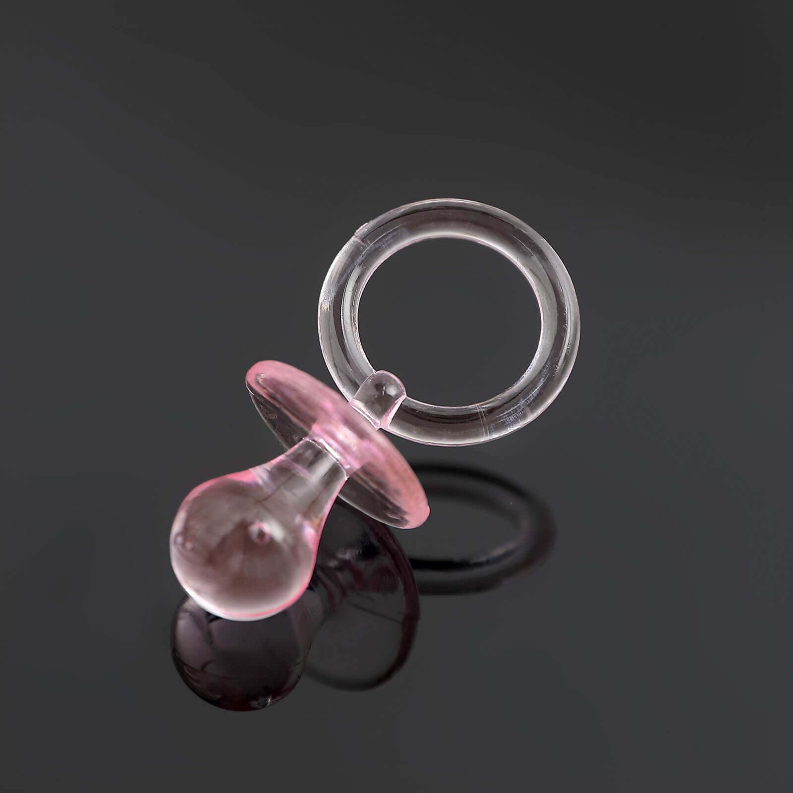 Hot Deal! 12-Pack Pink Decorative Baby Pacifiers for Baby Showers