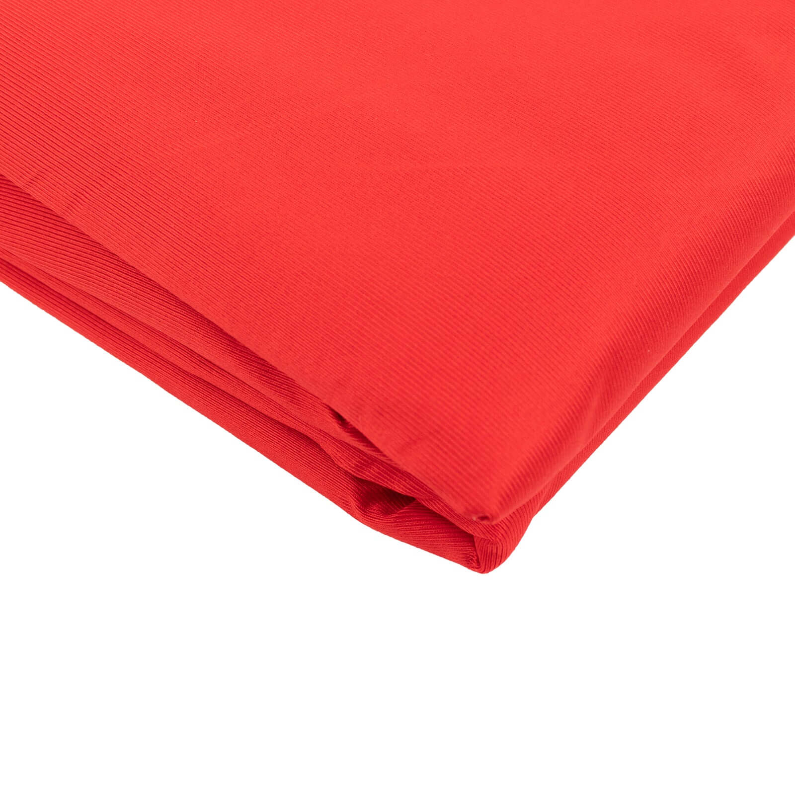 Wrinkle-Free Red Premium Scuba Polyester Fabric Roll - 60 Inches by 10 Yards
