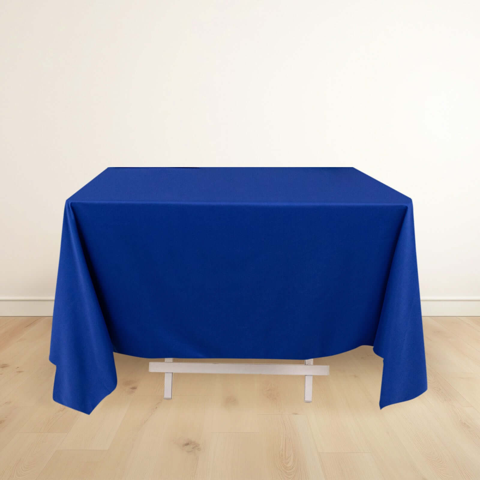 Royal Blue 70x70 Premium Wrinkle-Free & Stain-Resistant Scuba Tablecloth - Ideal for Events