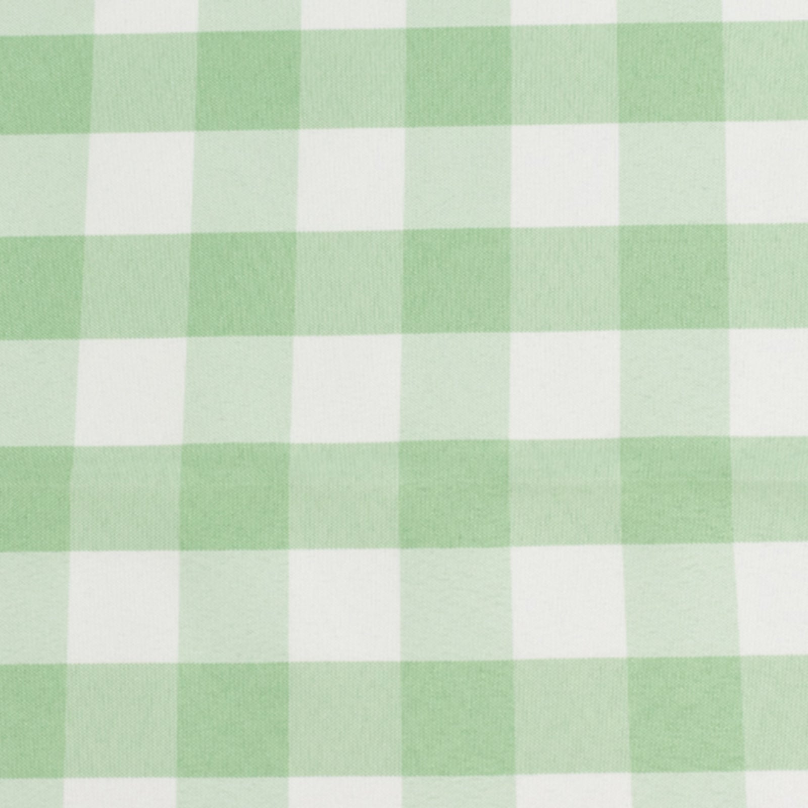 Hot! Polyester 90" Round Checkered Buffalo Plaid Tablecloth in White/Sage Green