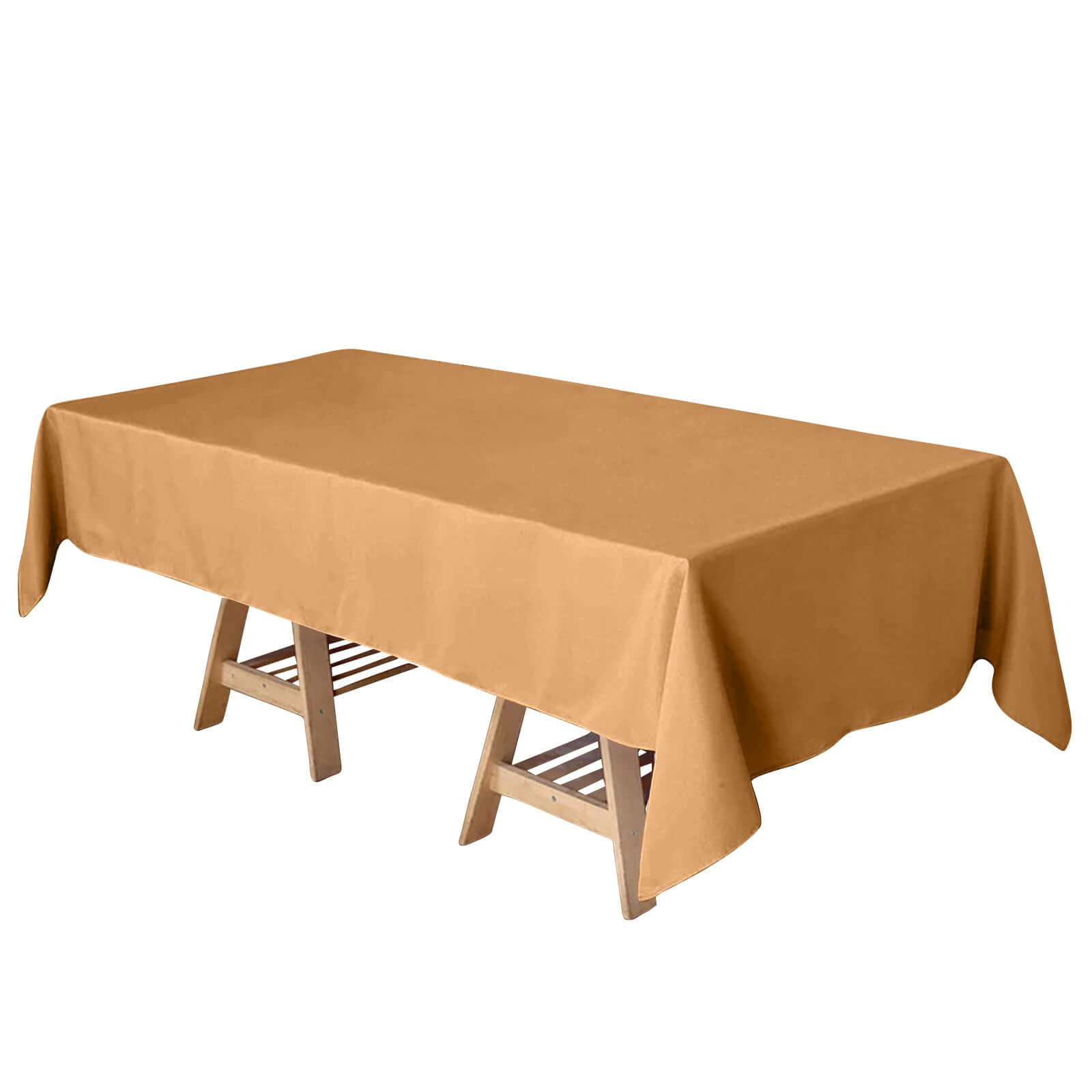 Gold 60x102 Polyester Rectangle Tablecloth - Stylish & Durable for Special Occasions